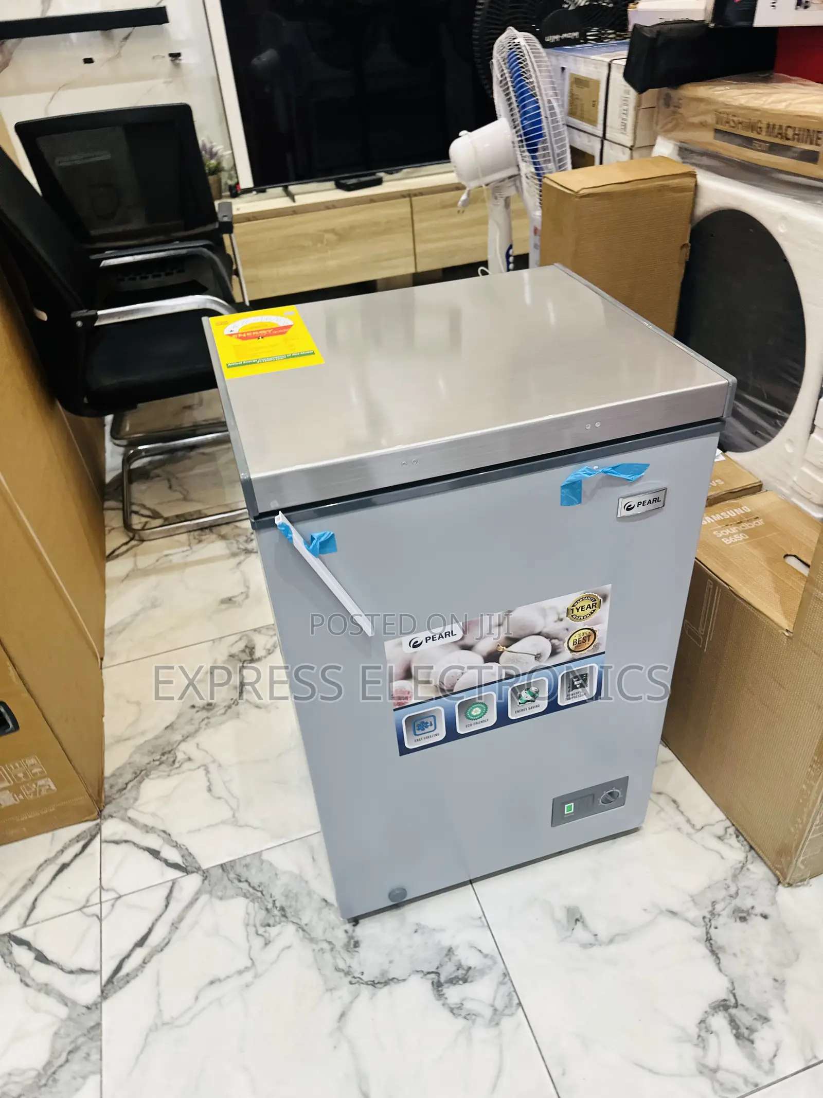 Nice Design Grey Color Chest Freezer 100L PCF-1360-1A
