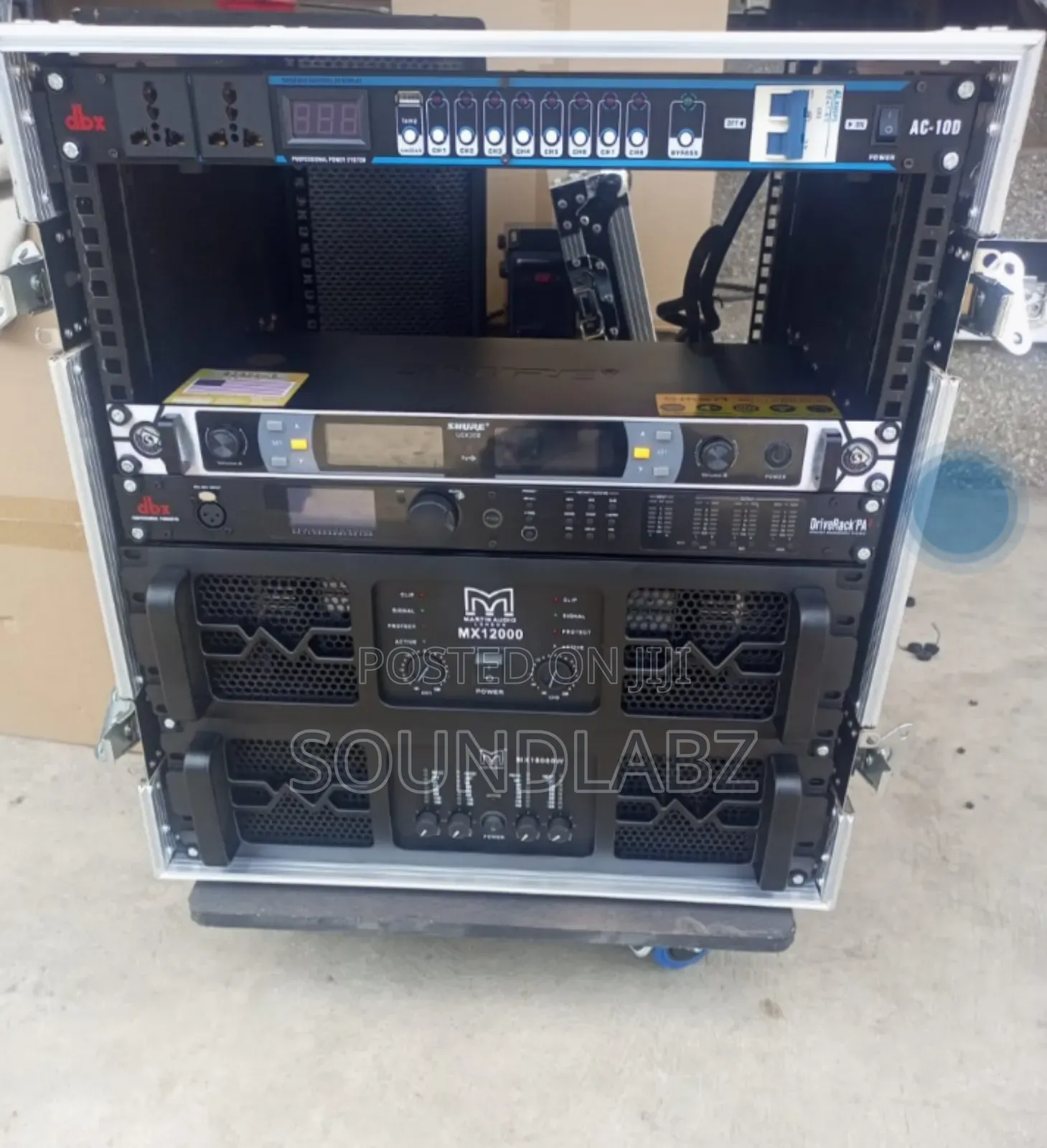 Kara 12inches Line Array Speakers With Amplifier Rack