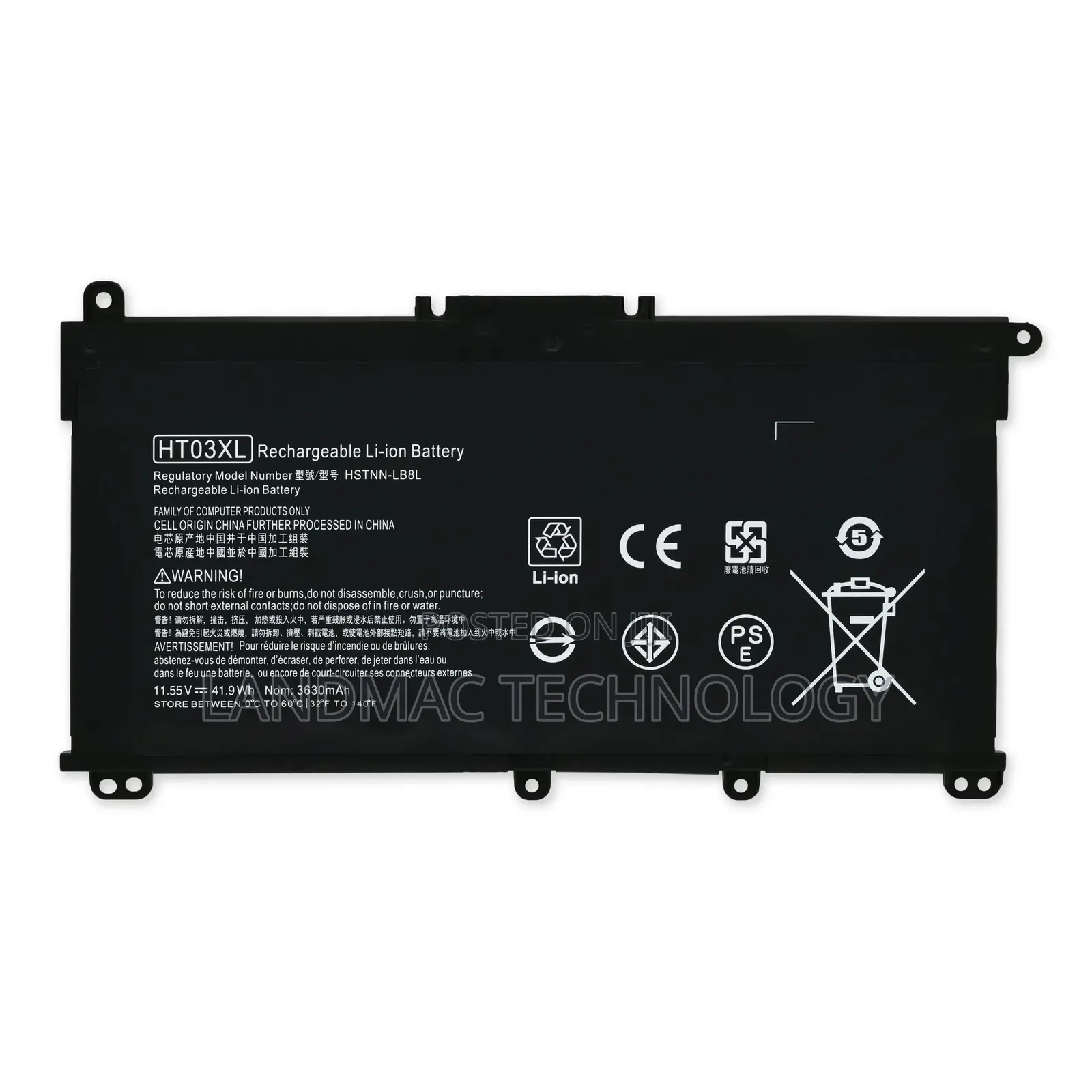 HP HT03XL Replacement Battery