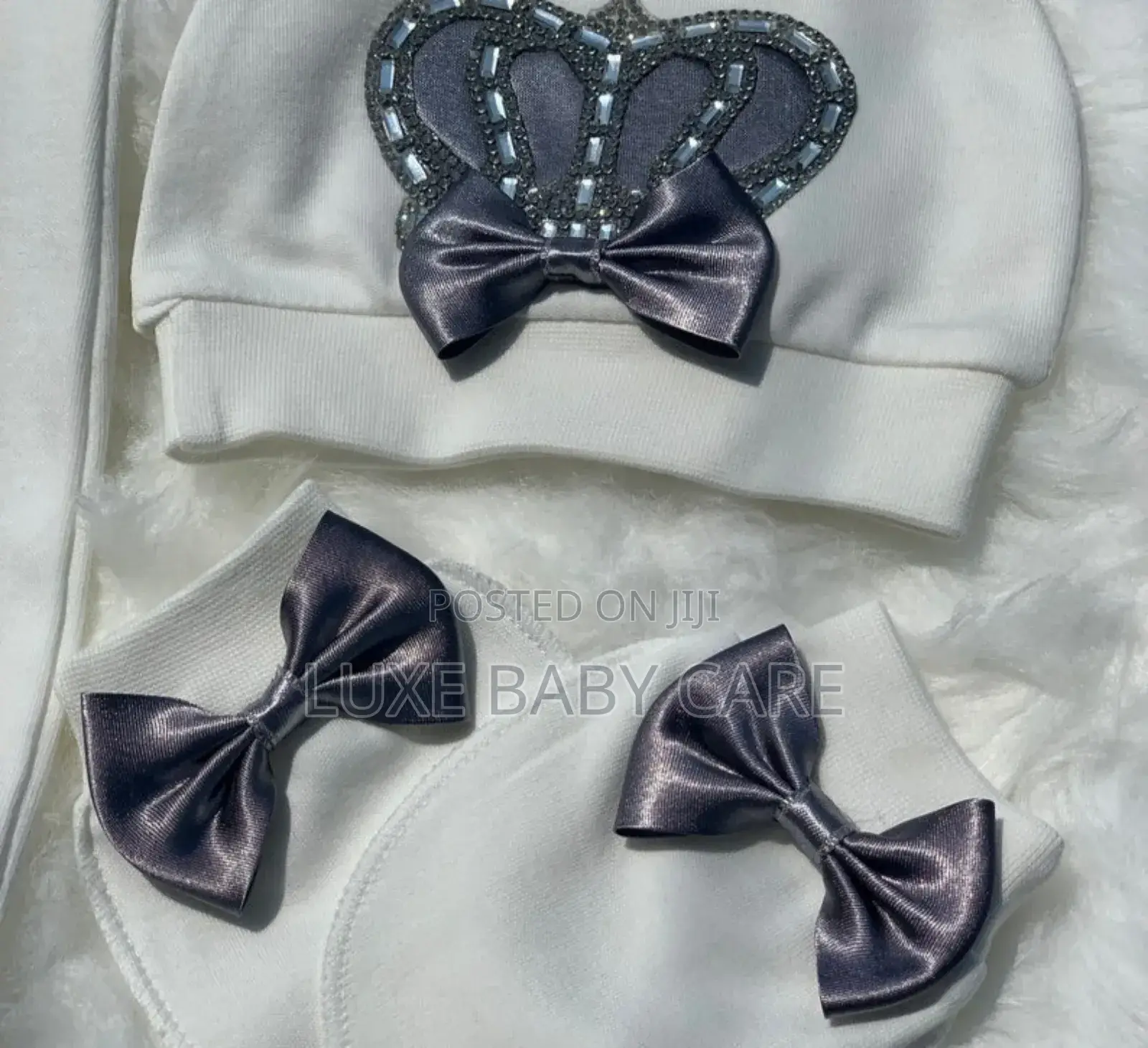 Newborn Home Coming Crown Layette Set.