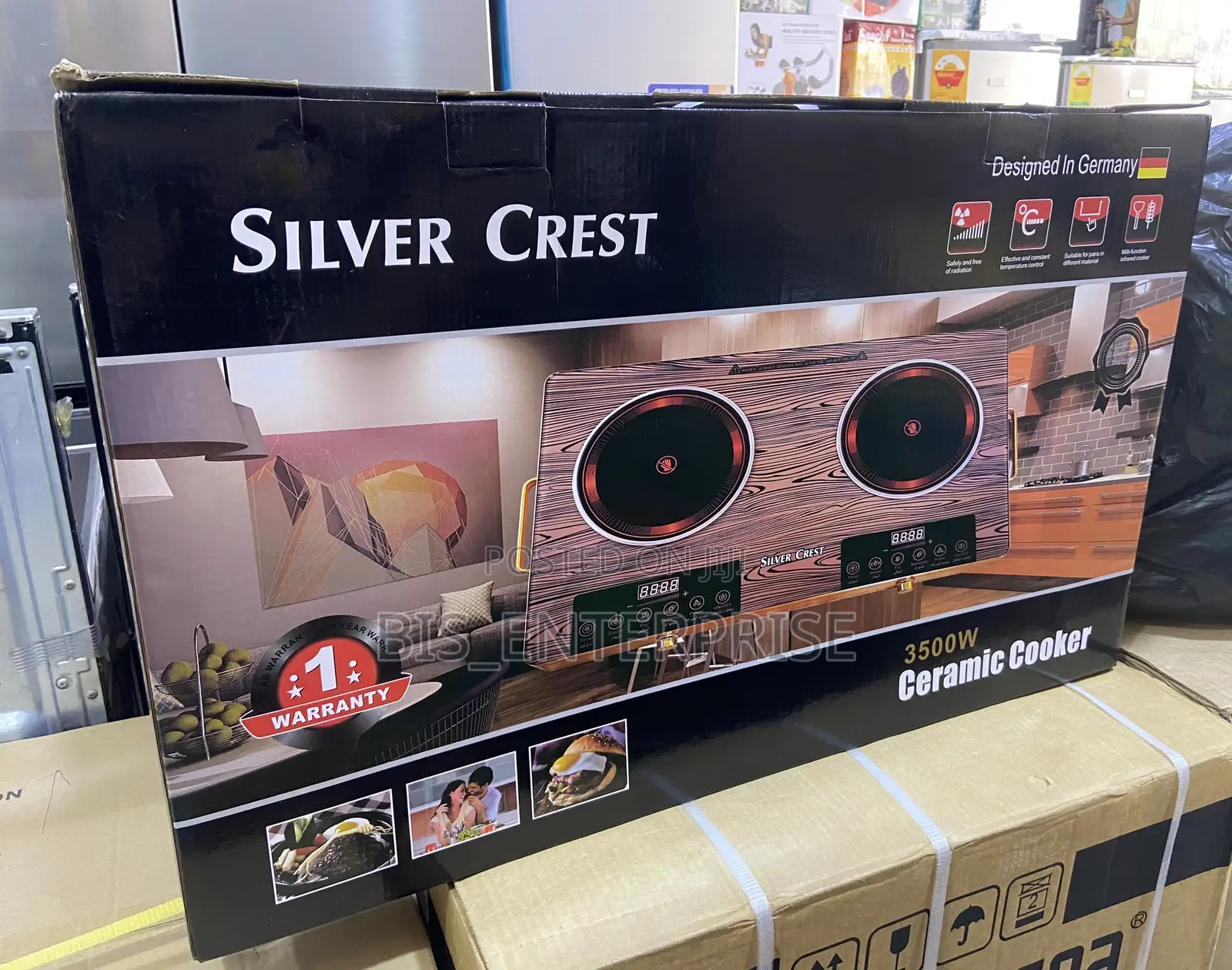 Silver Creat Two Burner Hot Plate( Ceramic Cooker)