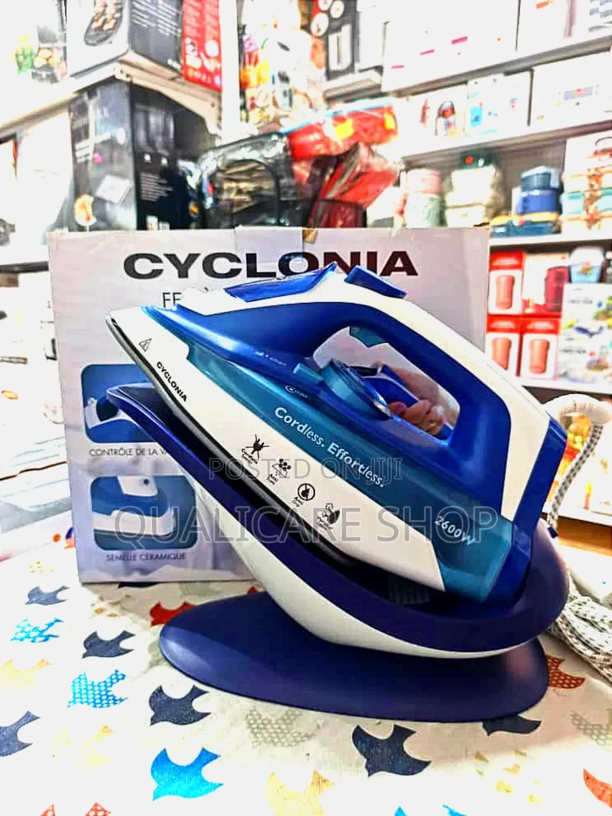 Cyclonia Cordless Steam Iron.