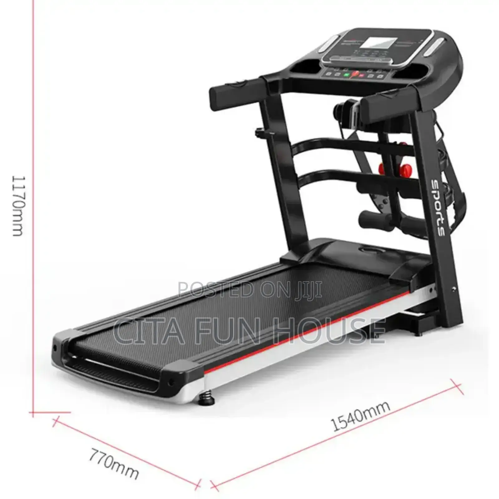 Adjustable/Foldable Treadmill/ Massager, Monitor, Mp3,Usb