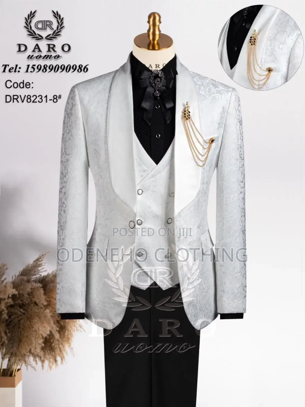 Quality Turkish White Suit for Wedding and Dinner