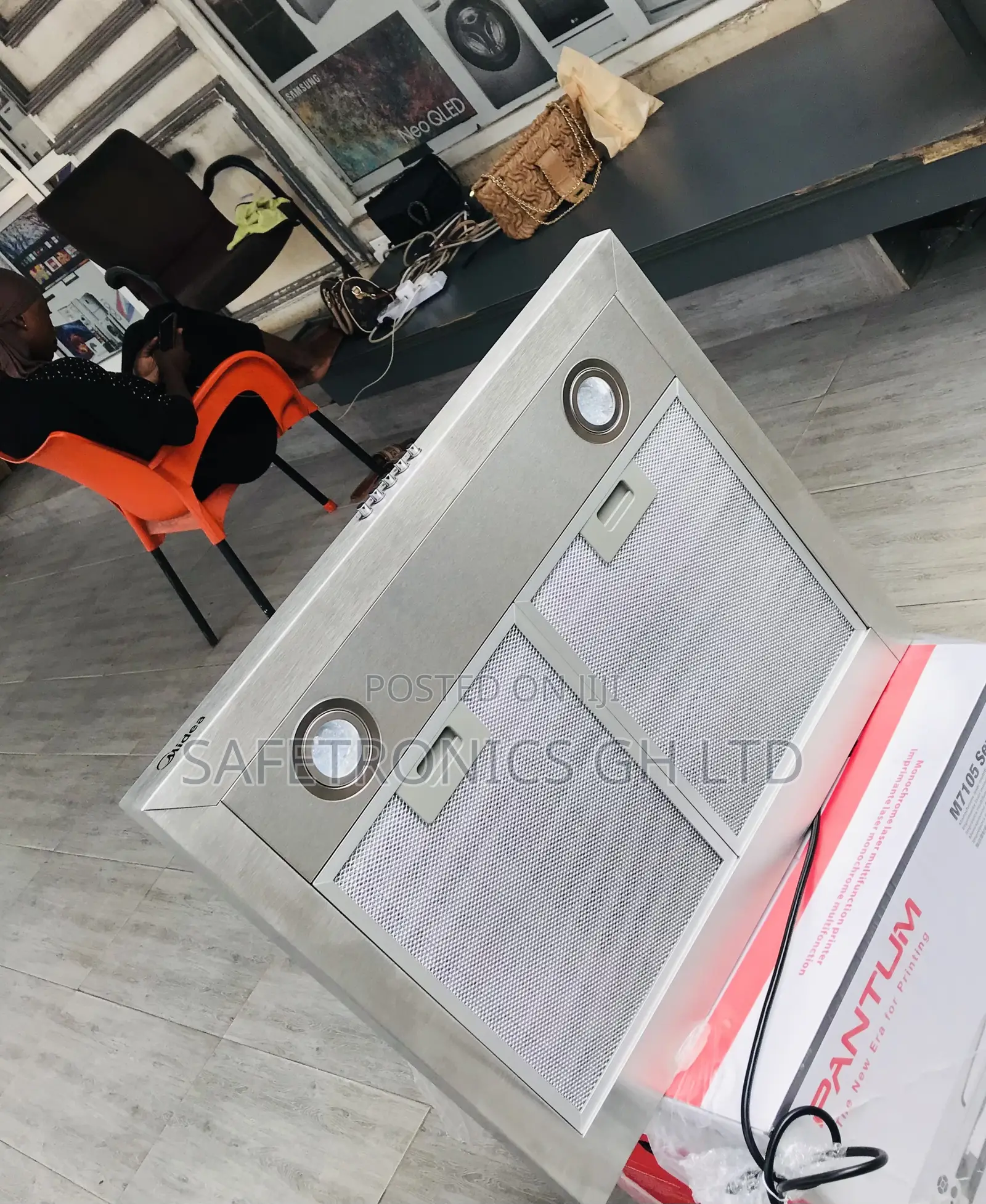  Order Authentic Midea 60M21 60cm Gray Range Hood 