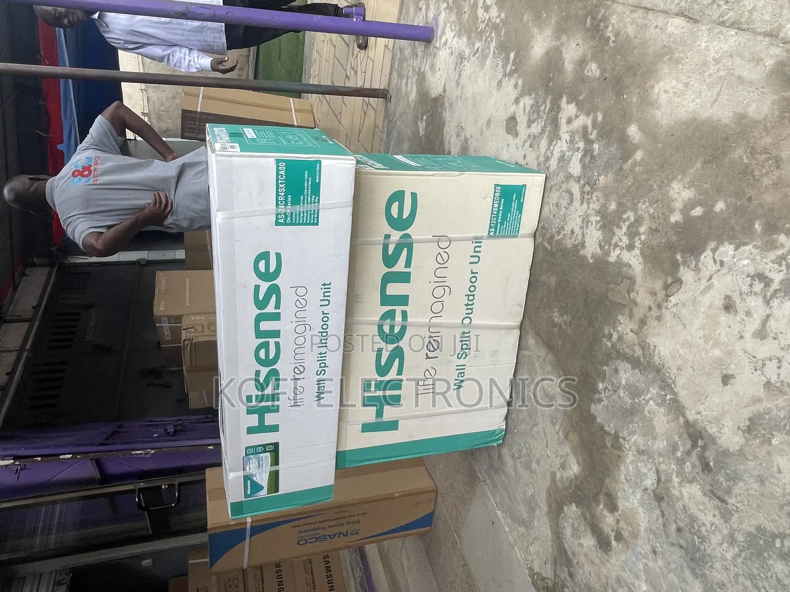 Original White R410 Gas Hisense 1.5hp Airconditioner