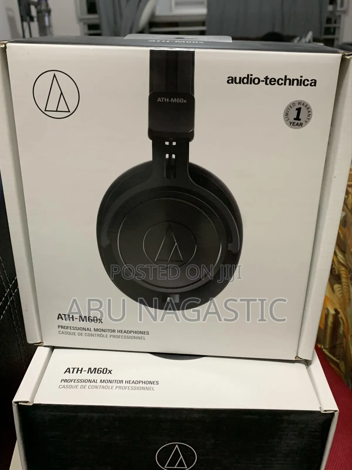 Audiotechnica Studio Headphones ATH M60X