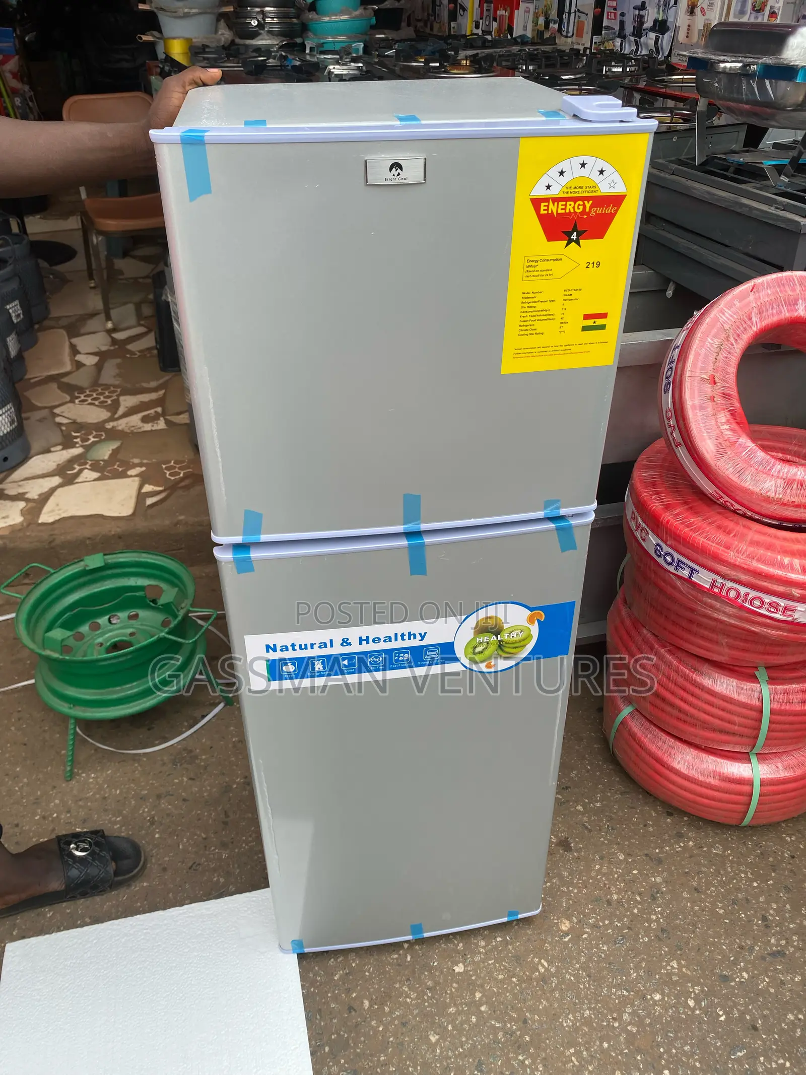 Bright Cool 138 Litres Fridge