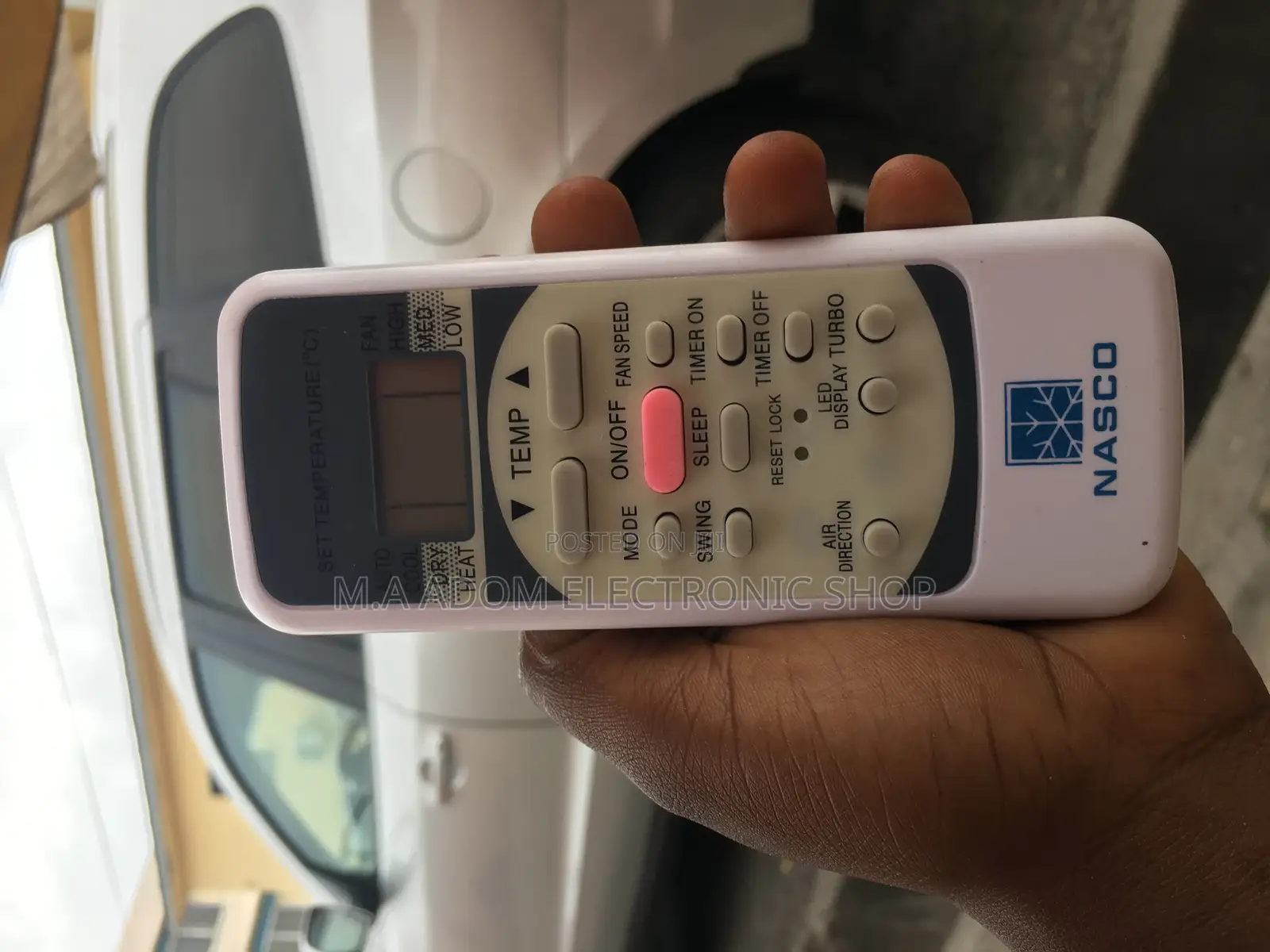 Nasco Ac Remote White Colour and High Affordable Quality
