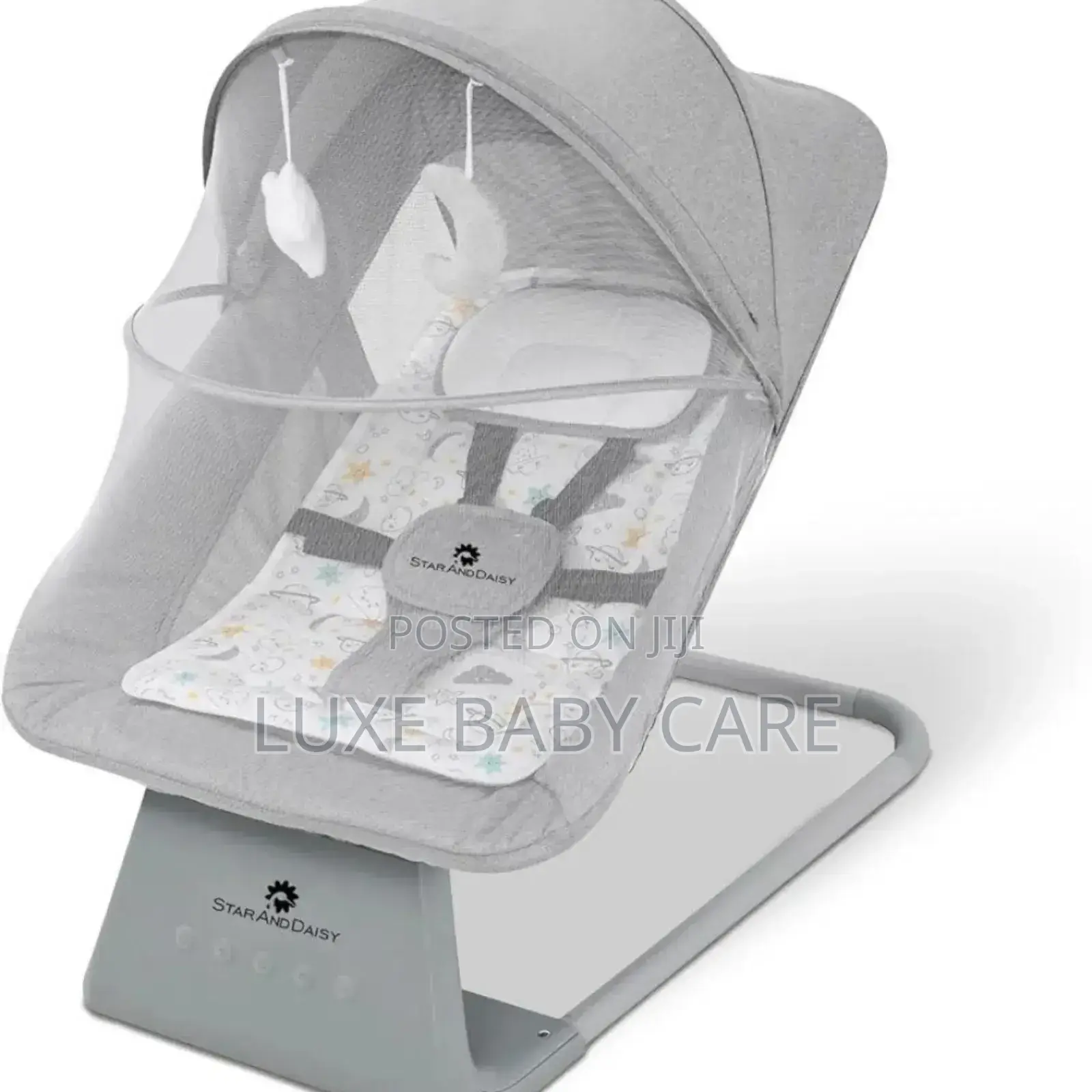 4-in-1 Deluxe Baby Swing With Bluetooth and Remote Control