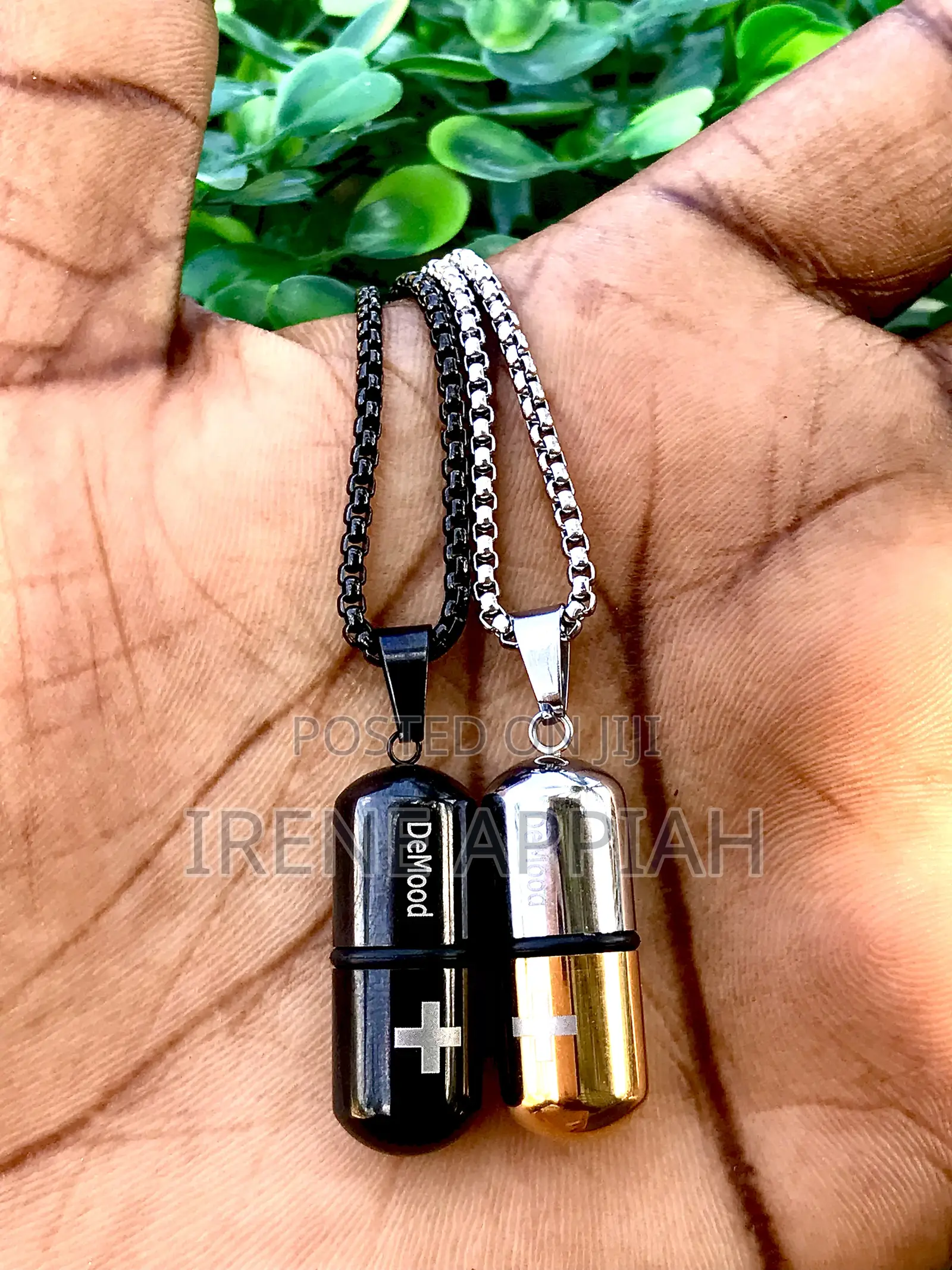 Pill Pendant Necklace