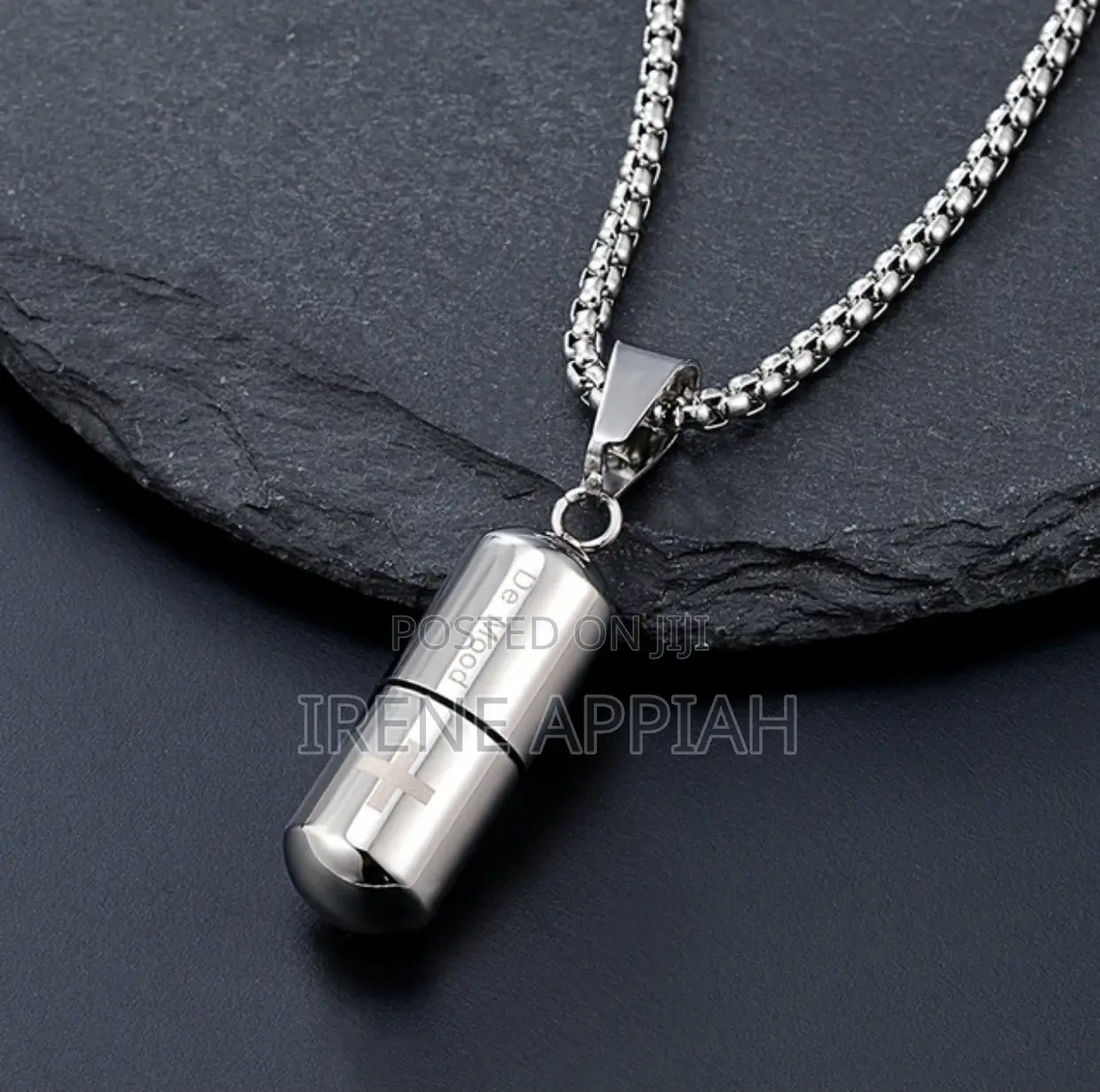Pill Pendant Necklace