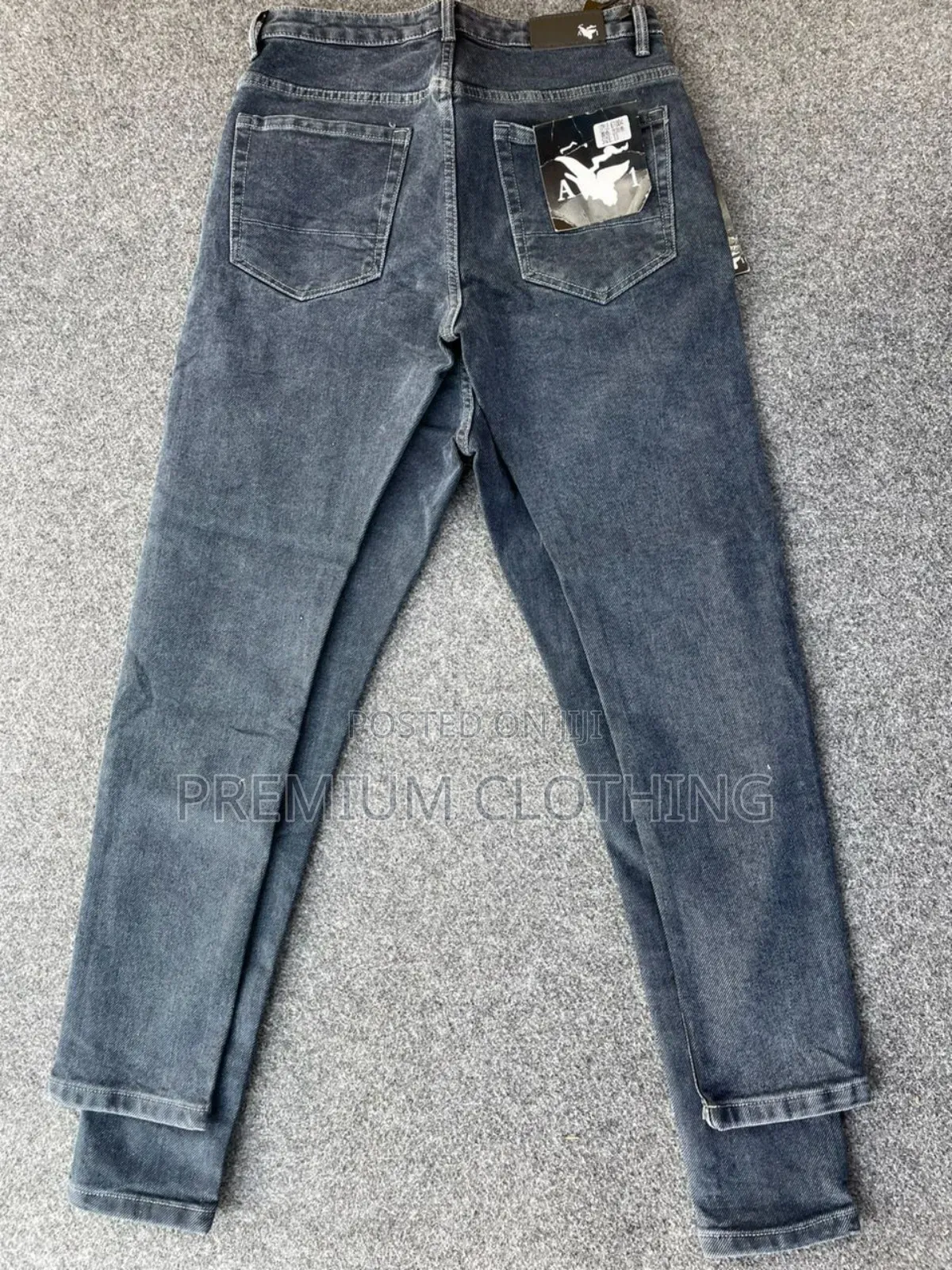 Available Jeans Trousers in Sizes for Men.