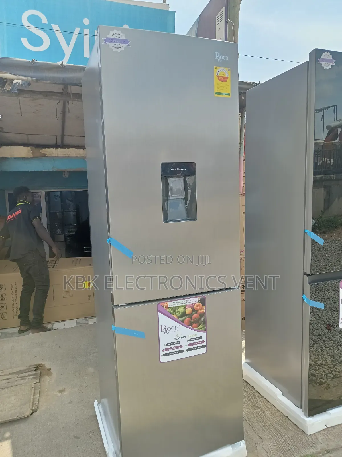 Roch 310liter Double Door Refrigerator