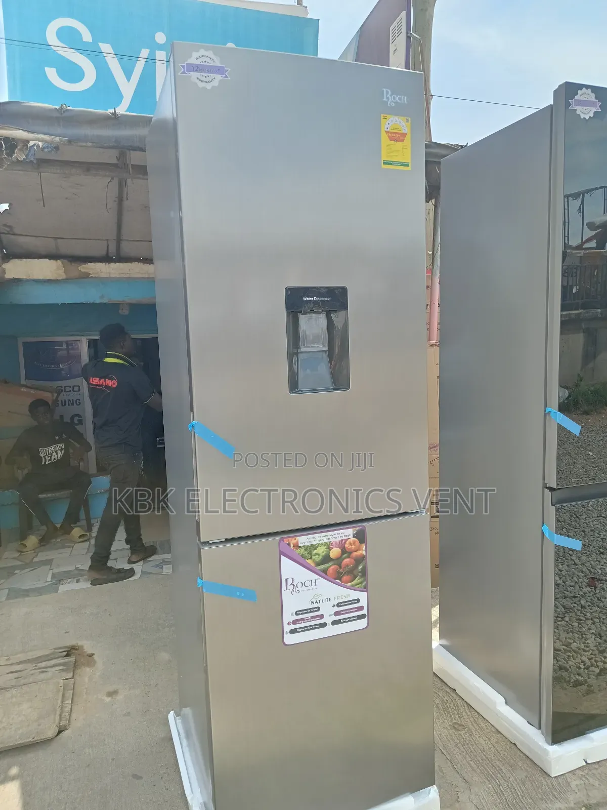 Roch 310liter Double Door Refrigerator