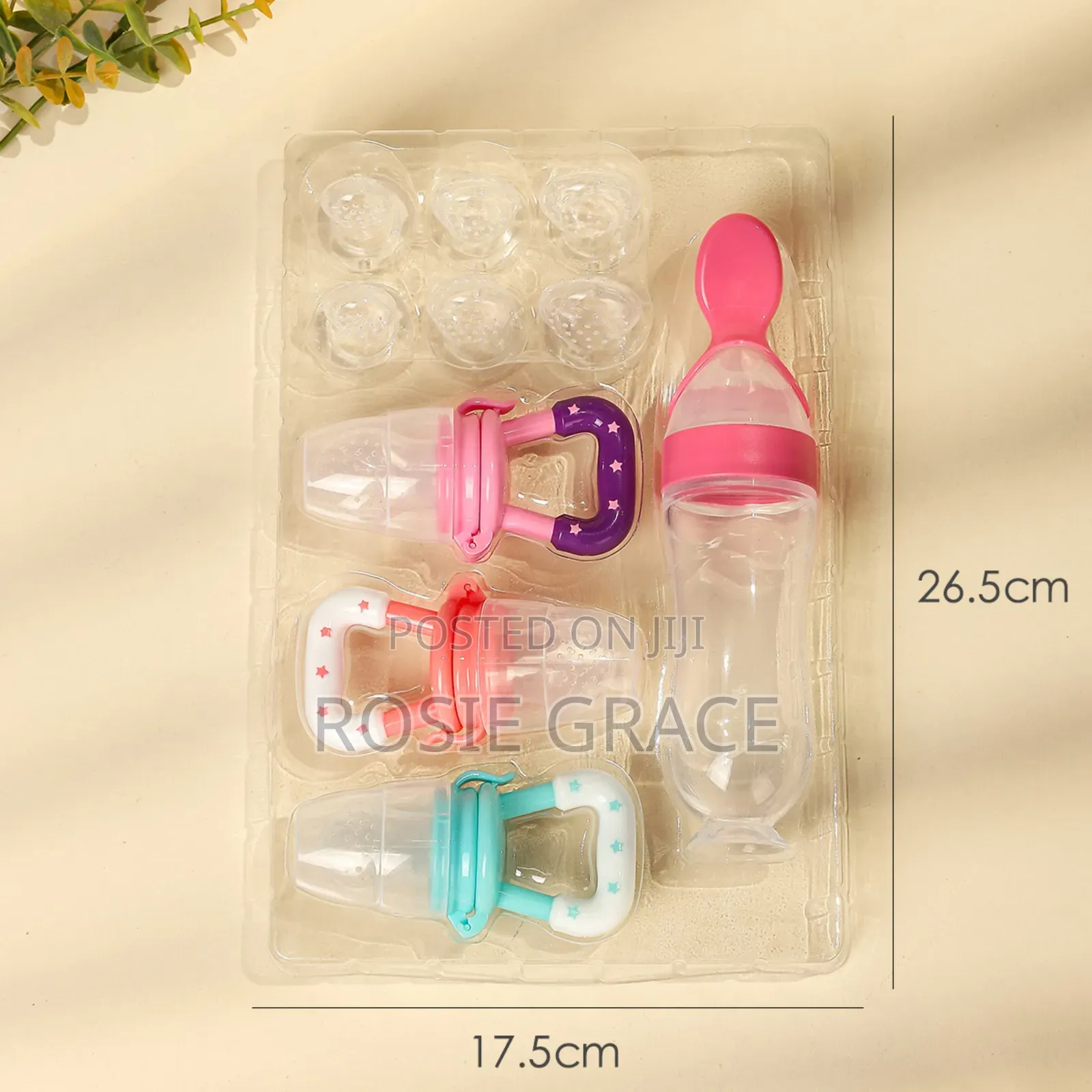 Fruit Pacifier and Feeding Spoon Set/Feeder