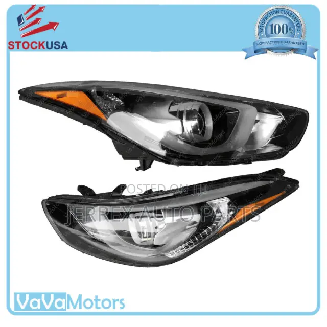 Hyundai Elantra 2011-2016 Headlights Pair(LED)