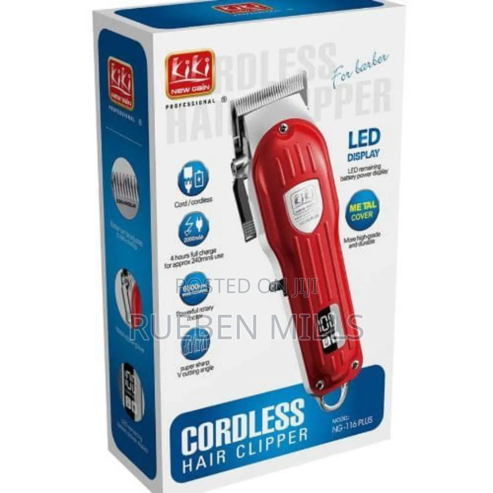 6500rpm High Grade Kiki Barbering Machine Hair Clipper
