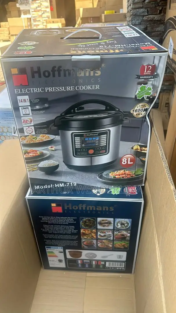 Hoffman 8 Liters Pressure Cooker