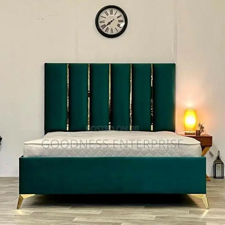 Design Fabric Bed Frame With Mattress