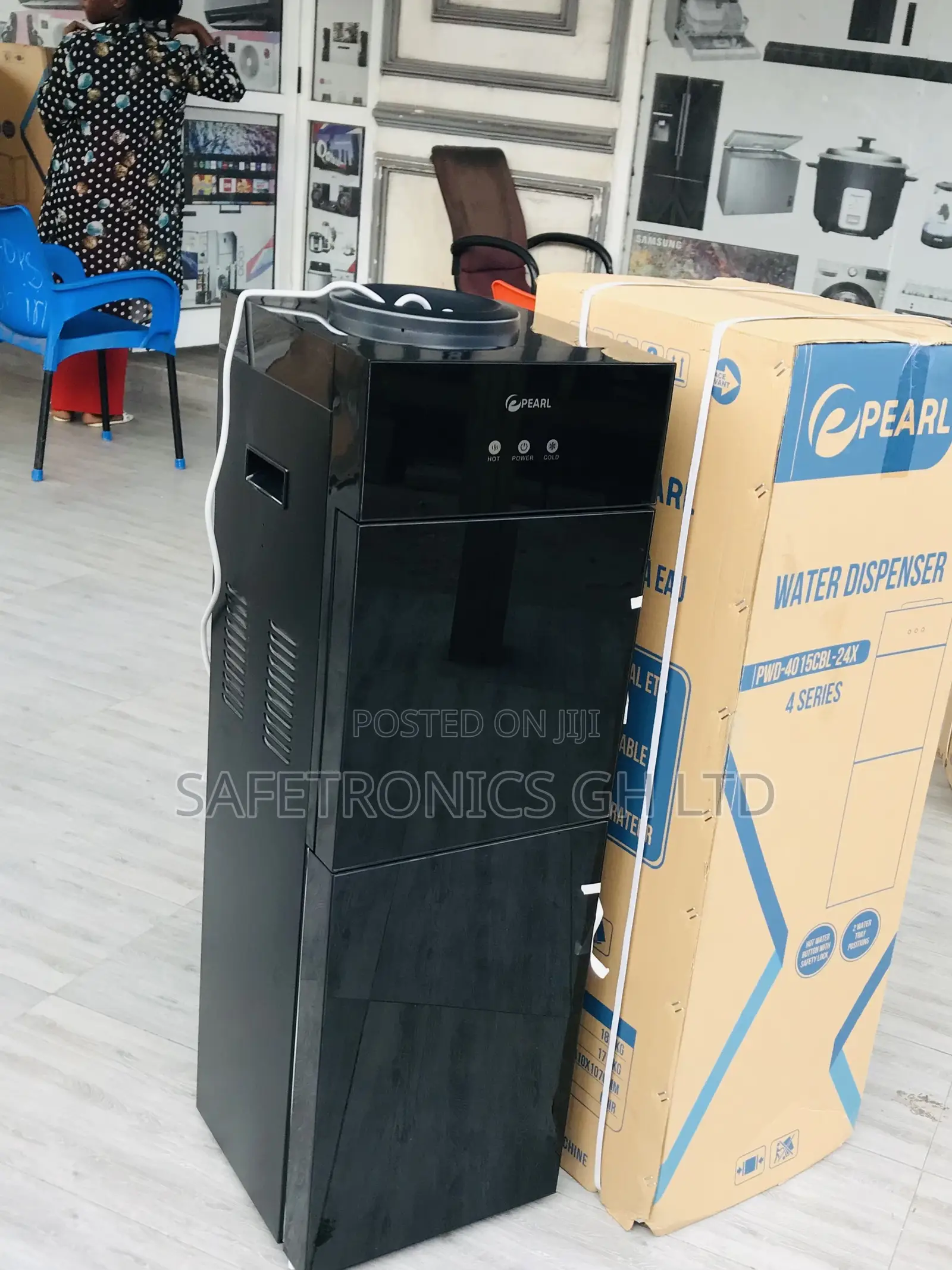 Most Quality Pearl Hot/Cold PWD-4015 Water Dispenser Black 