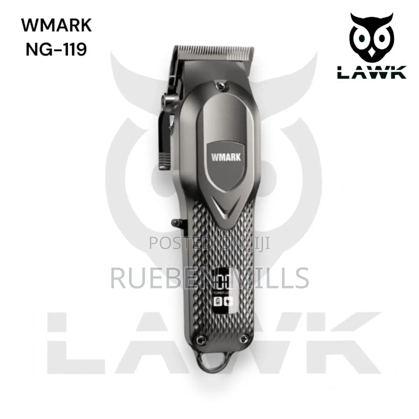 Wmark Chargeable Hair Clipper Barbering Machine for Men