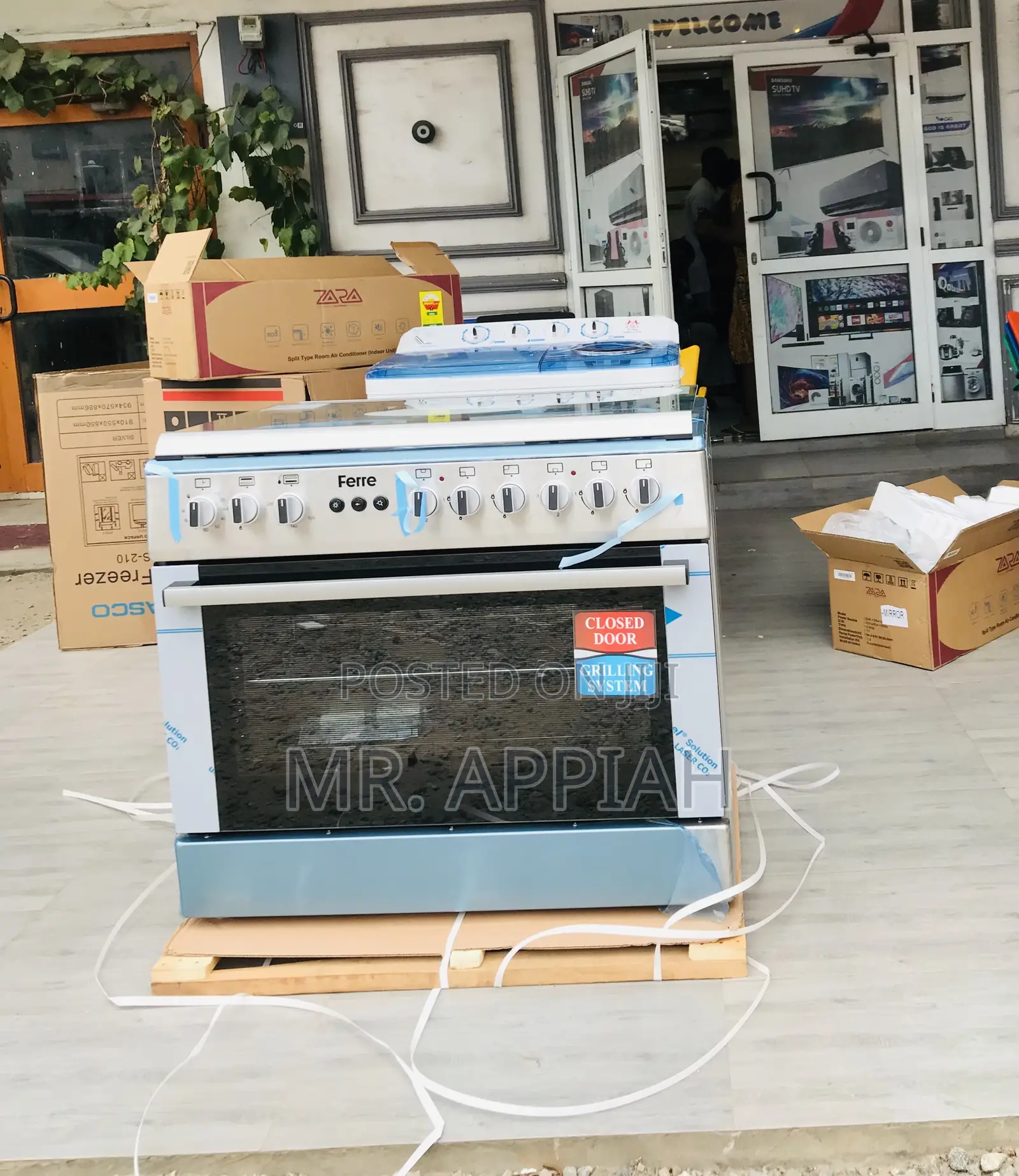 Authentic Quality Ferre 60x60 4 Gas + 2 Electric Cooker
