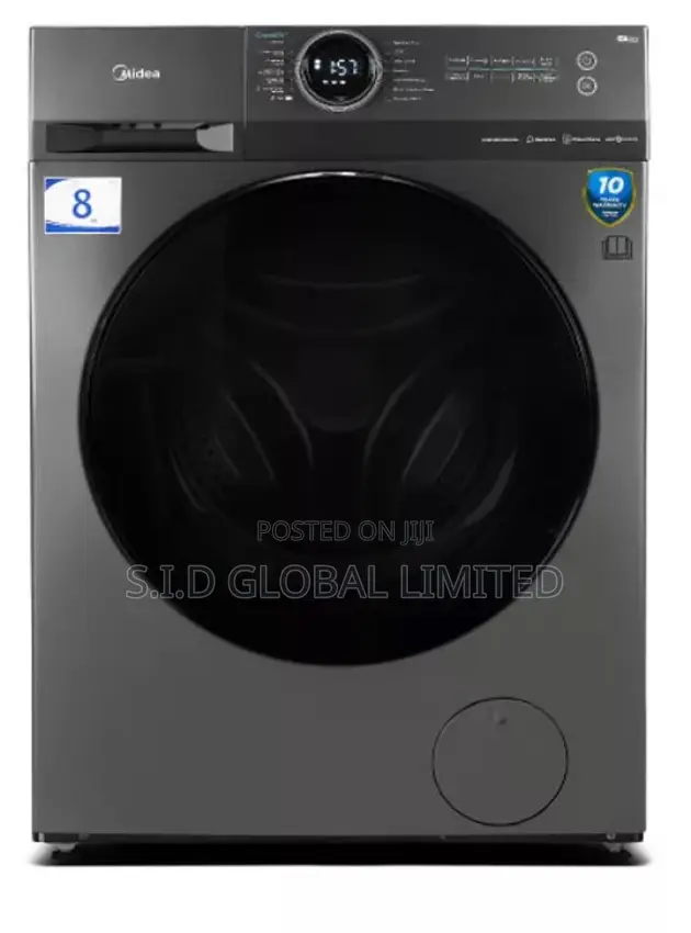 The Art Cleaning With MIDEA-FRONT-LOAD-8KG-WASHING-MACHINE