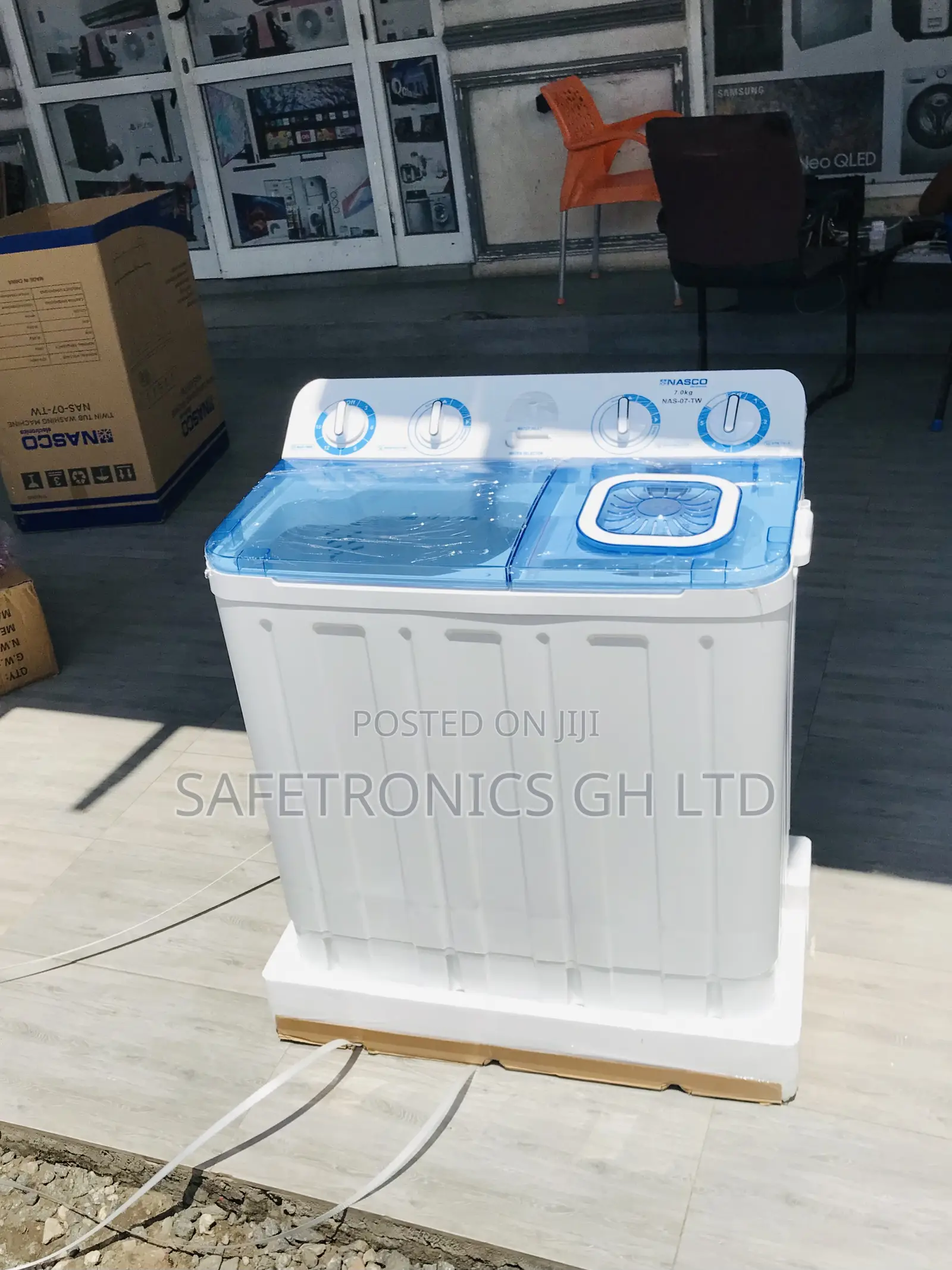 Adjustable Twintub Nasco; 7kg Topload Washer