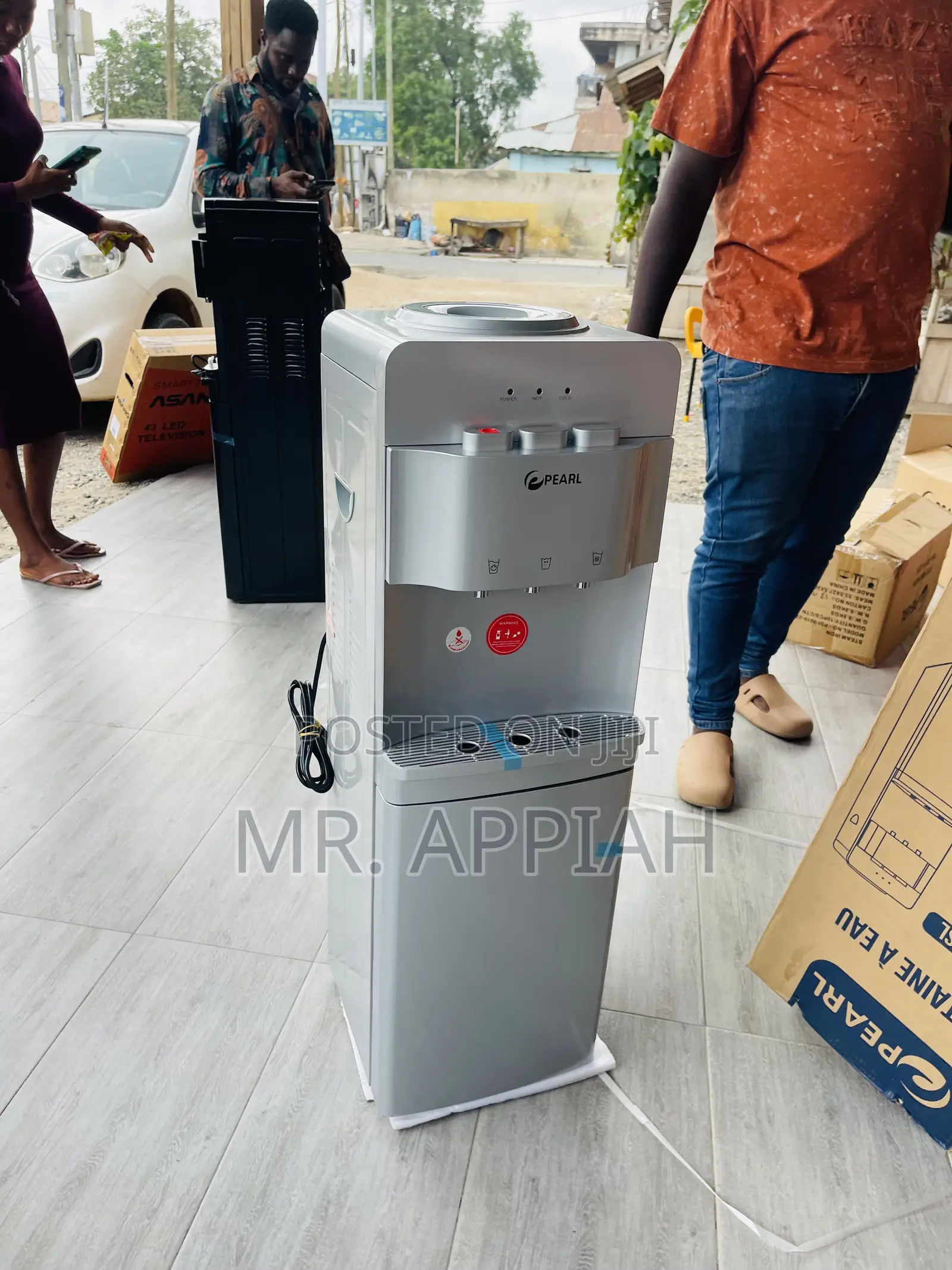 Authentic Pearl 3 Tray Electric Water Dispenser(Gray).
