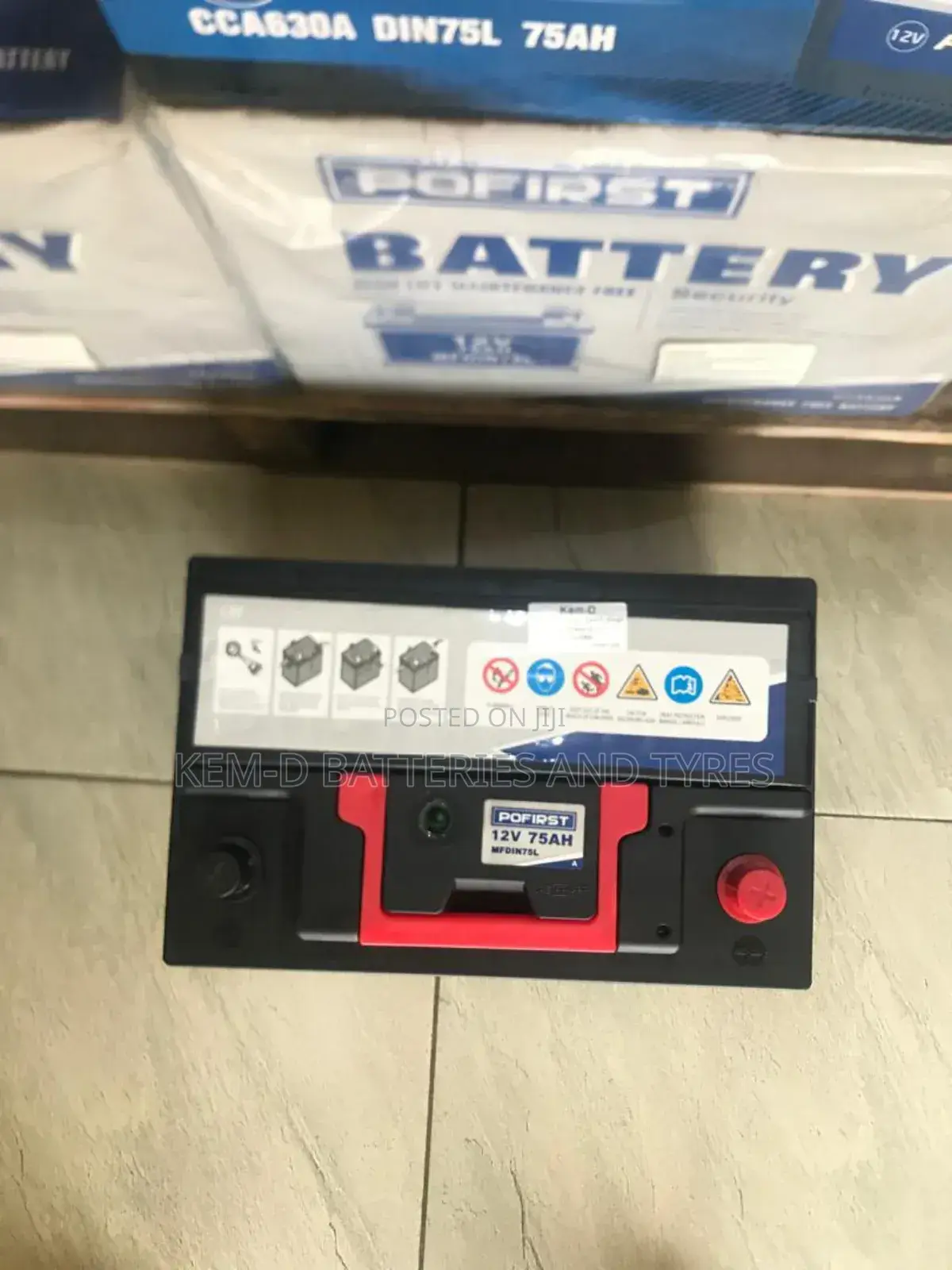 75ah Pofirst Battery For Saloon Cars