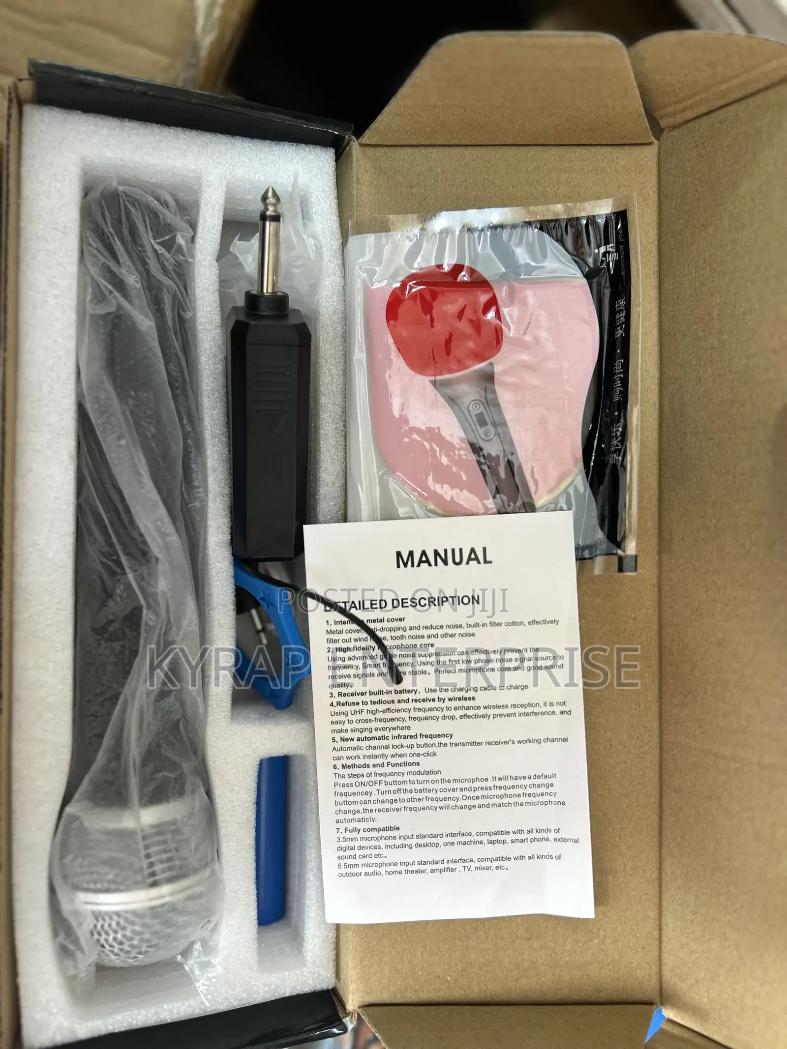 One Cordless Microphone