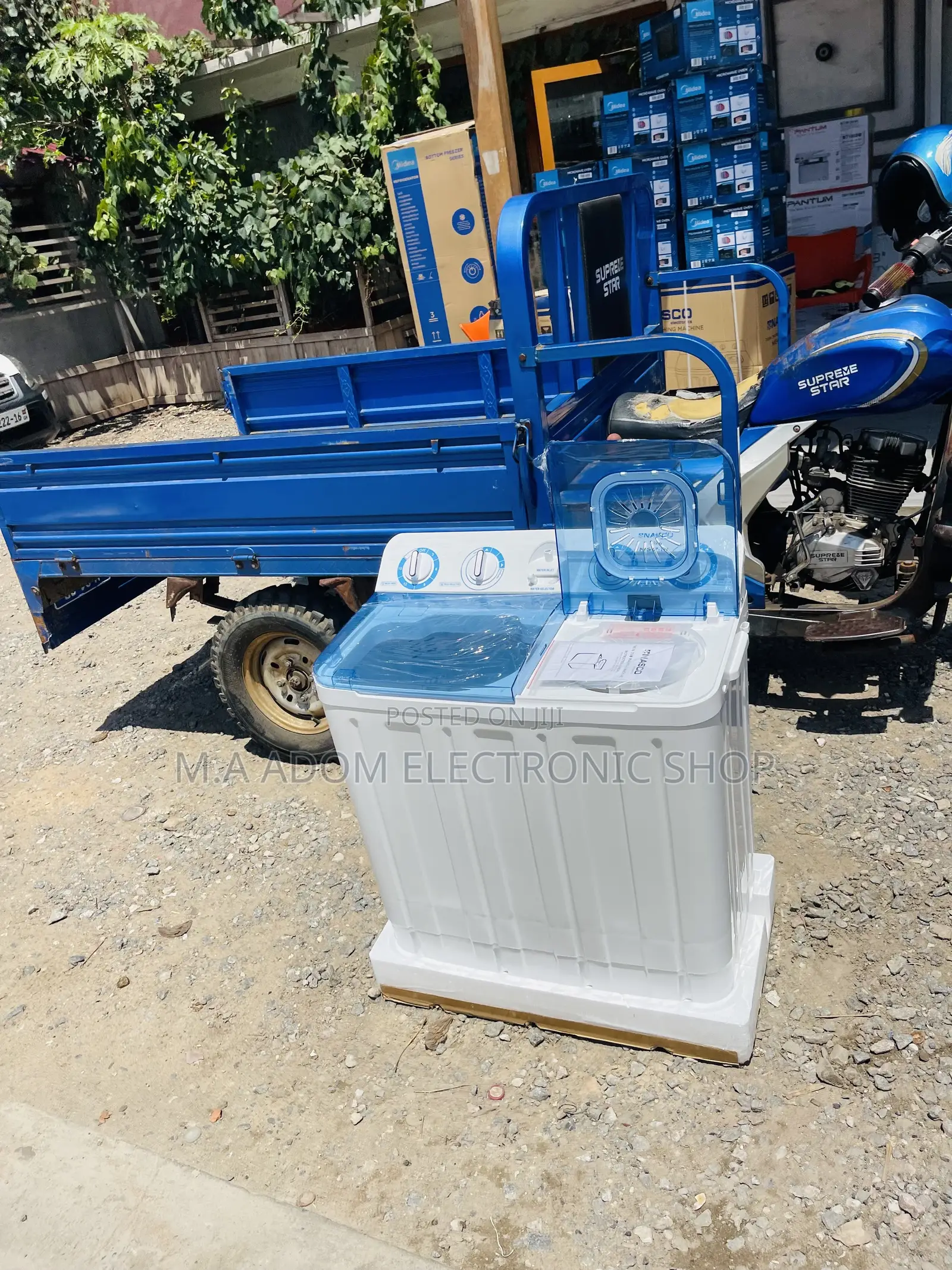 Order Reliable Nasco 7kg Twin Tub Electric Washing Machine.