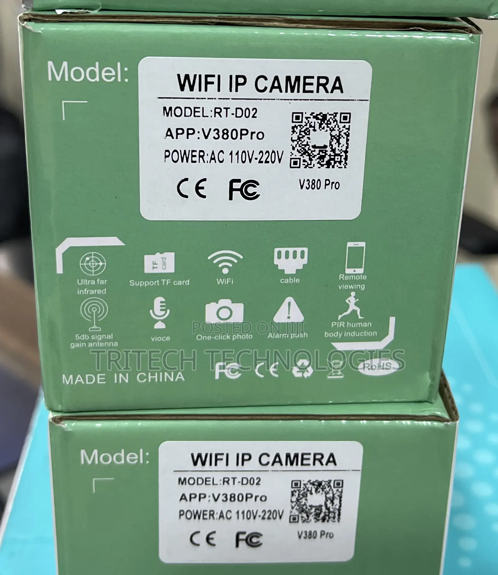 Bulb Camera Dual Lens 2mp (App V380 Pro)