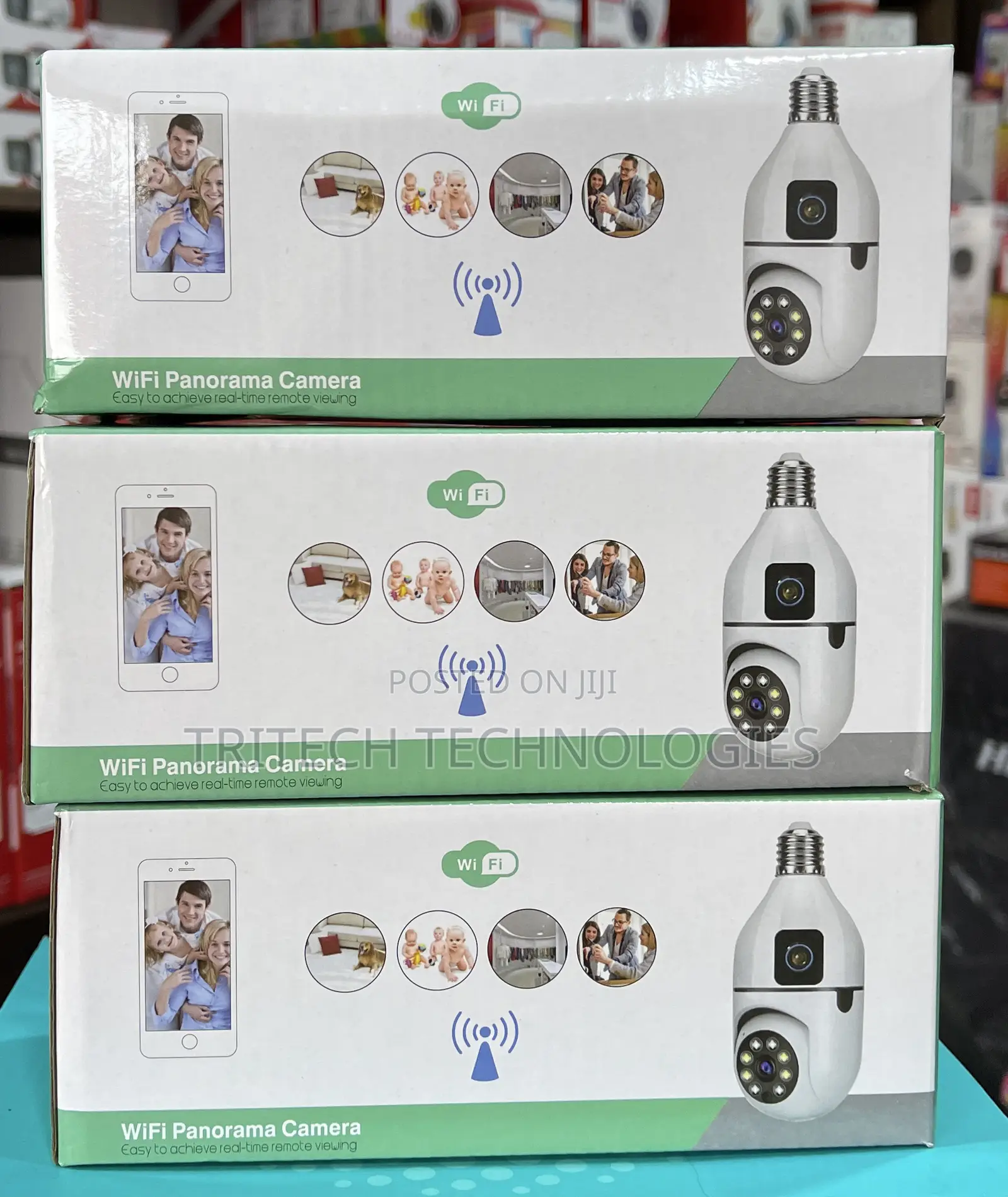Bulb Camera Dual Lens 2mp (App V380 Pro)