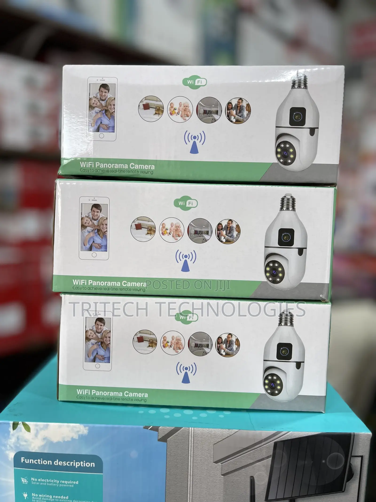 Bulb Camera Dual Lens 2mp (App V380 Pro)
