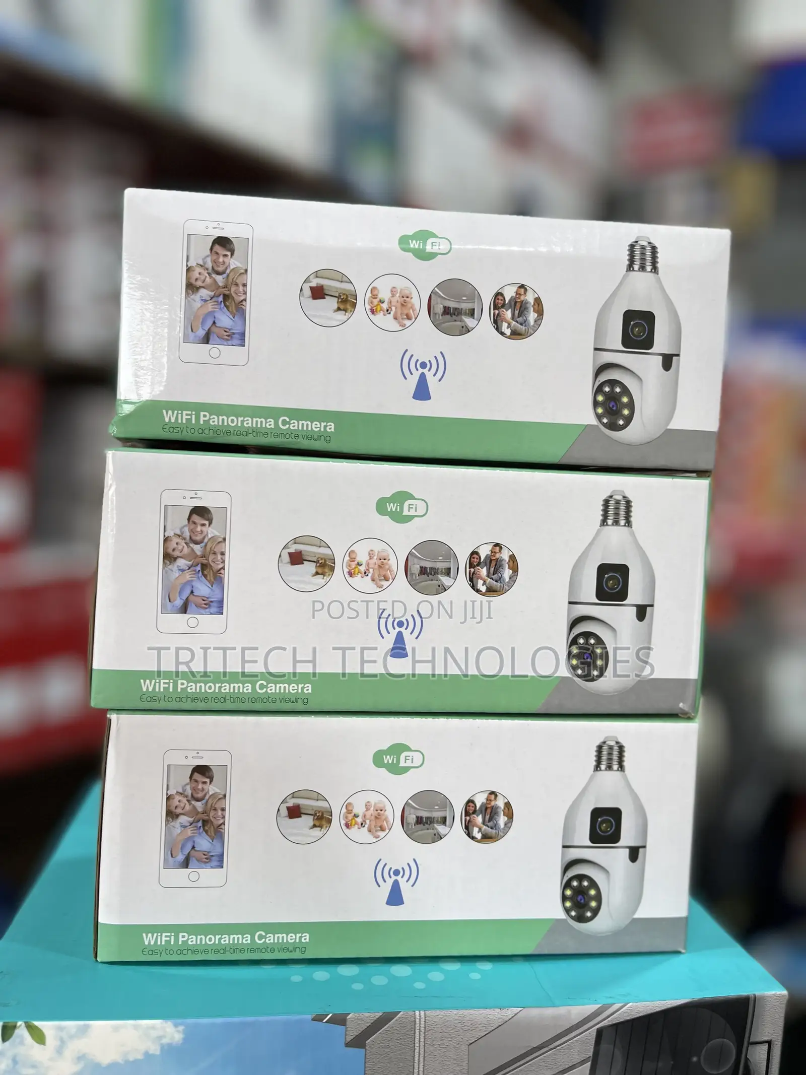 Bulb Camera Dual Lens 2mp (App V380 Pro)