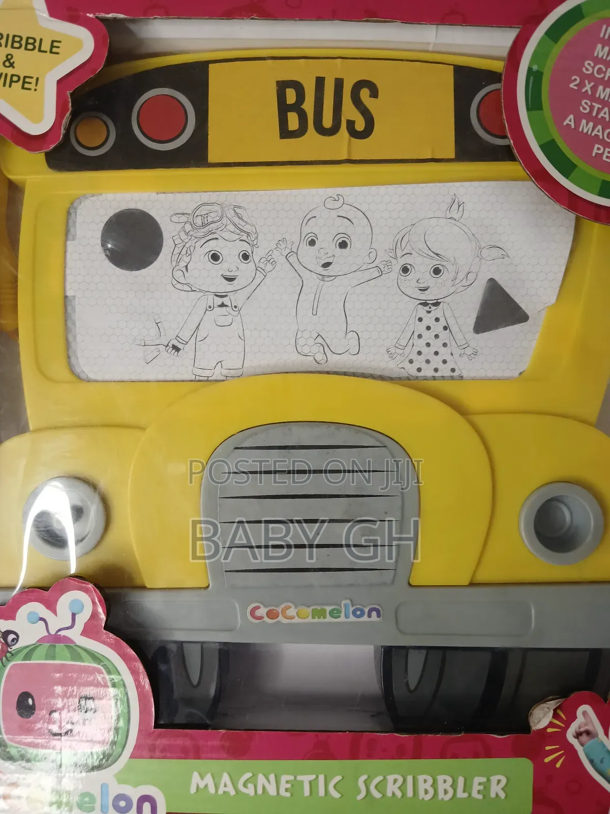 Cocomelon Magnetic Scribbler(Scribble and Swipe)