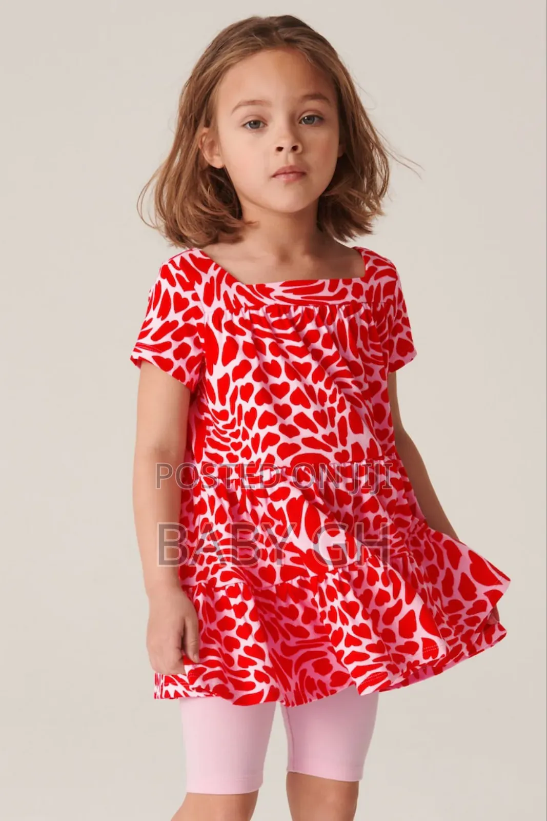 Choice Fashion Outlet Kids Red Heart Dress