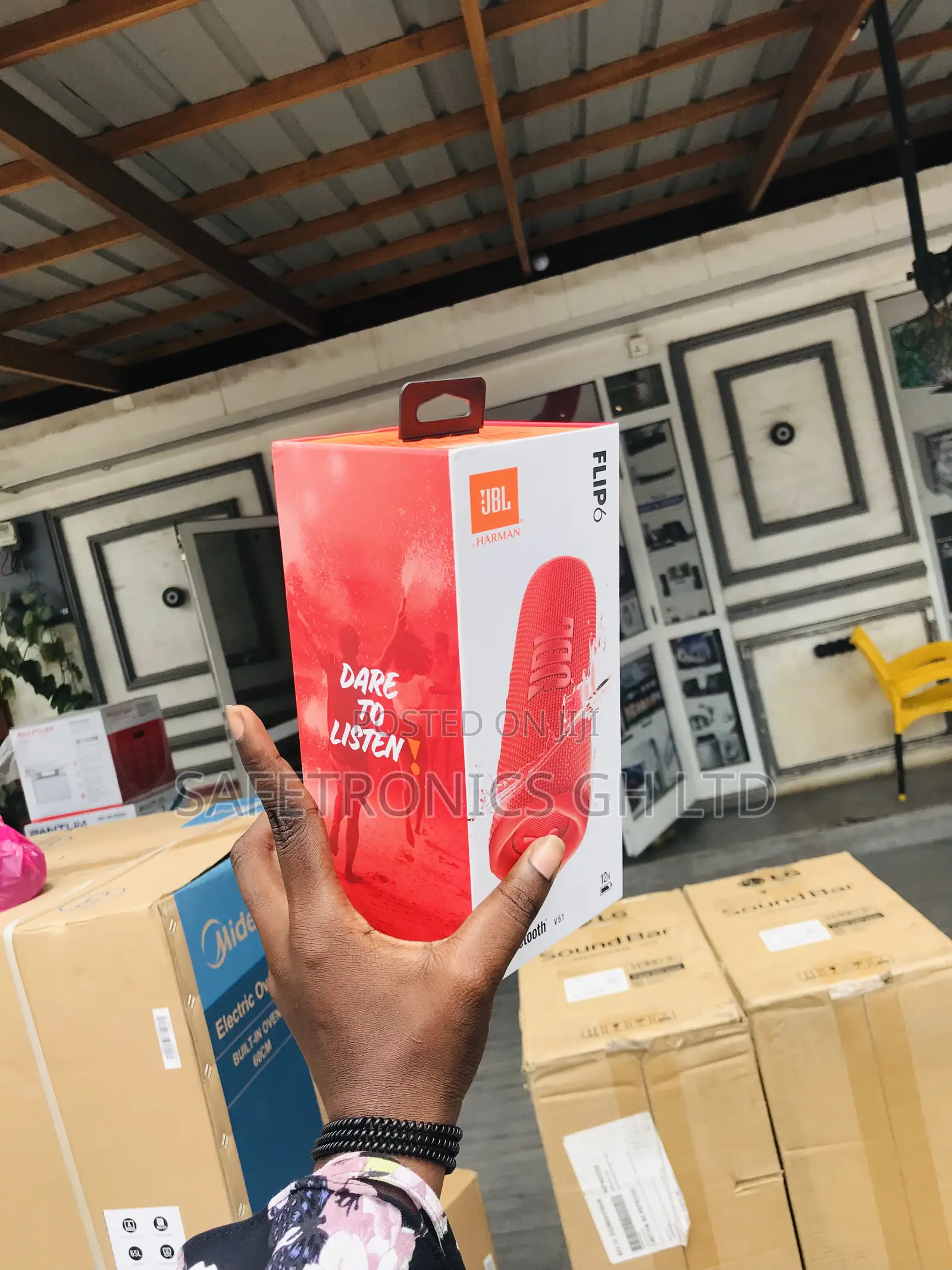 Super Original | JBL Flip 6 Bluetooth (Red) Speaker 