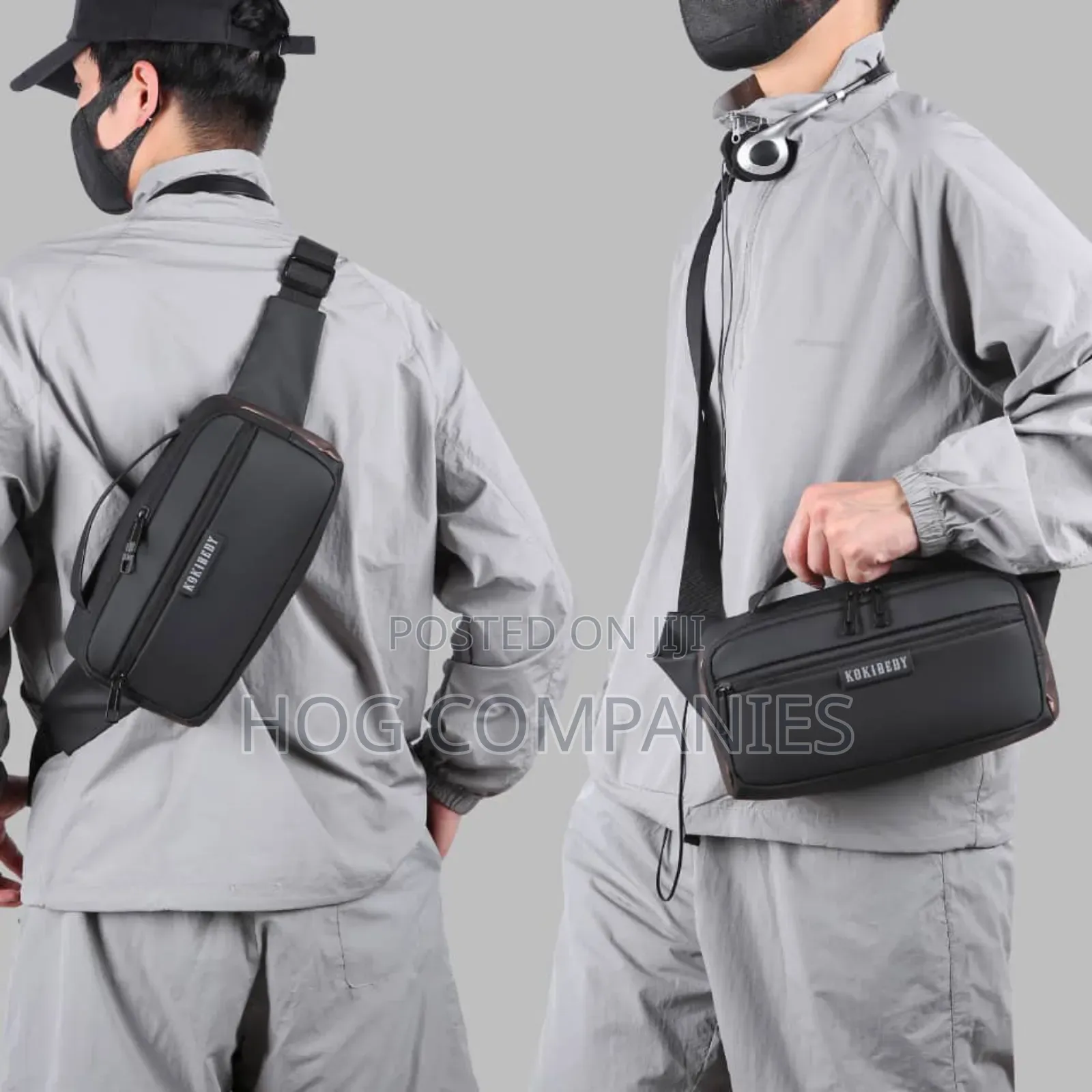 Waterproof Anti-Theft Men Crossbody Sling Chest Side