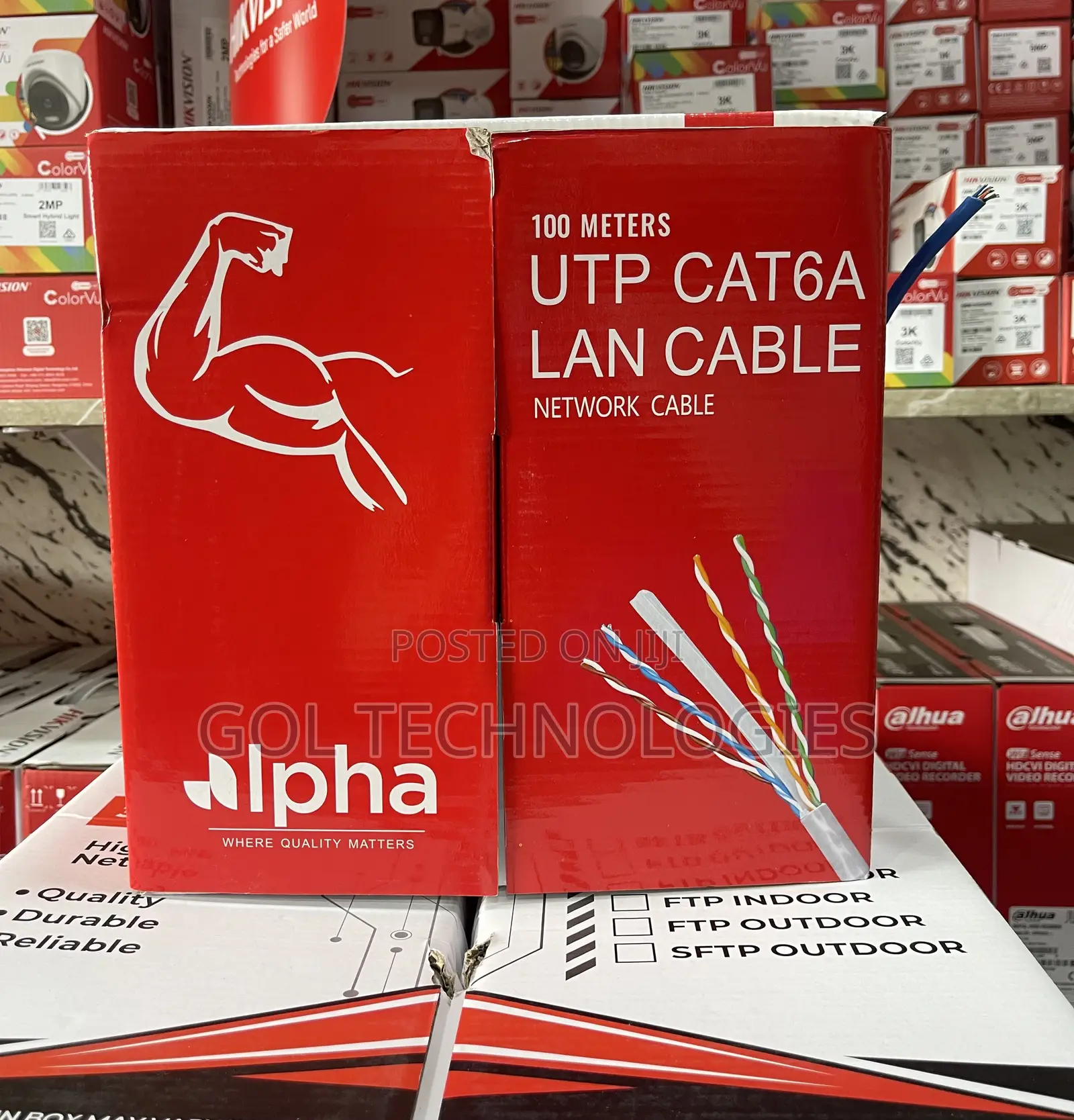 Cat6 UTP Network Cable 100m Original Brand