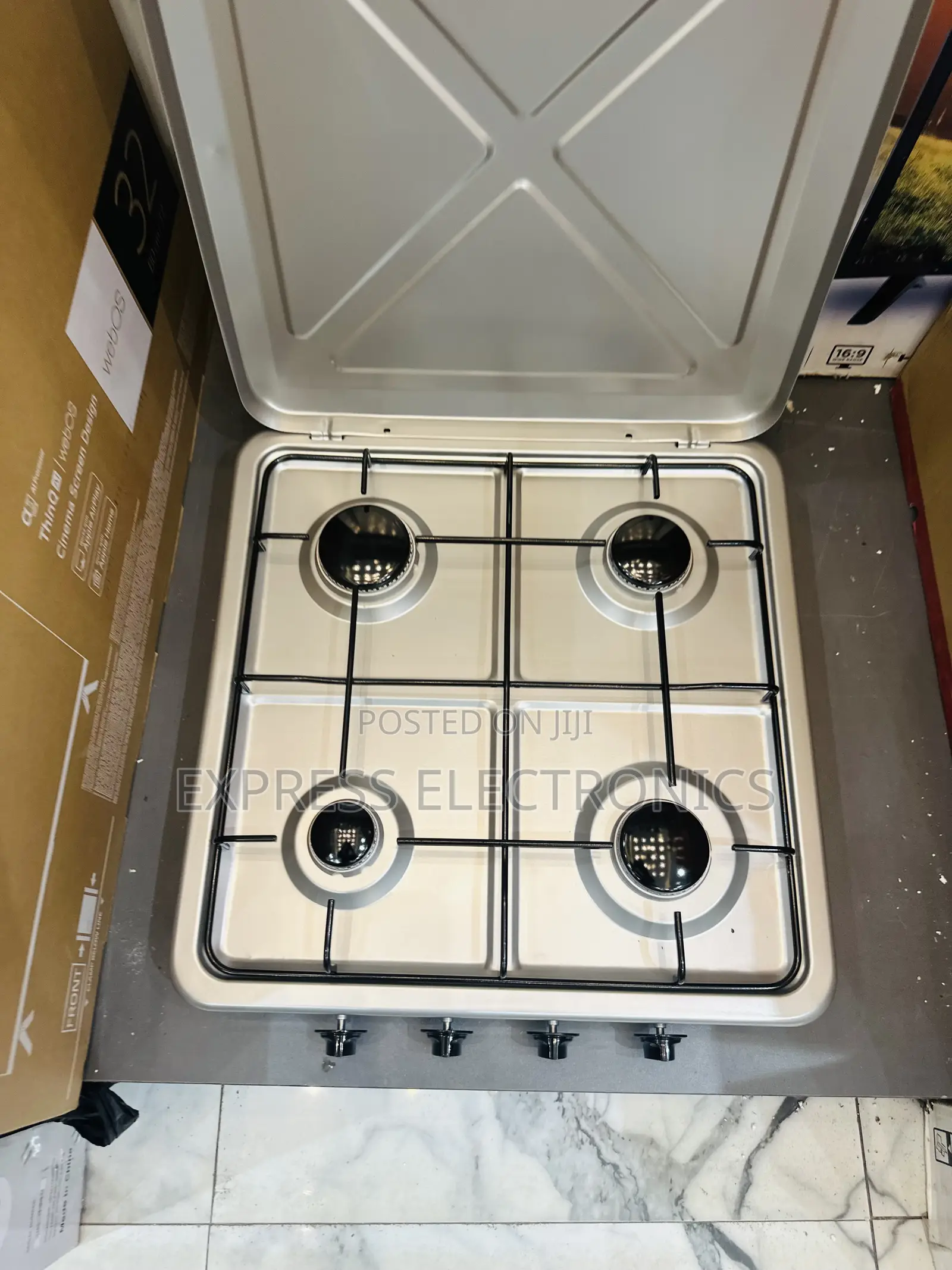 Stylish Design Gas Table Top 4burner Yucel Grey
