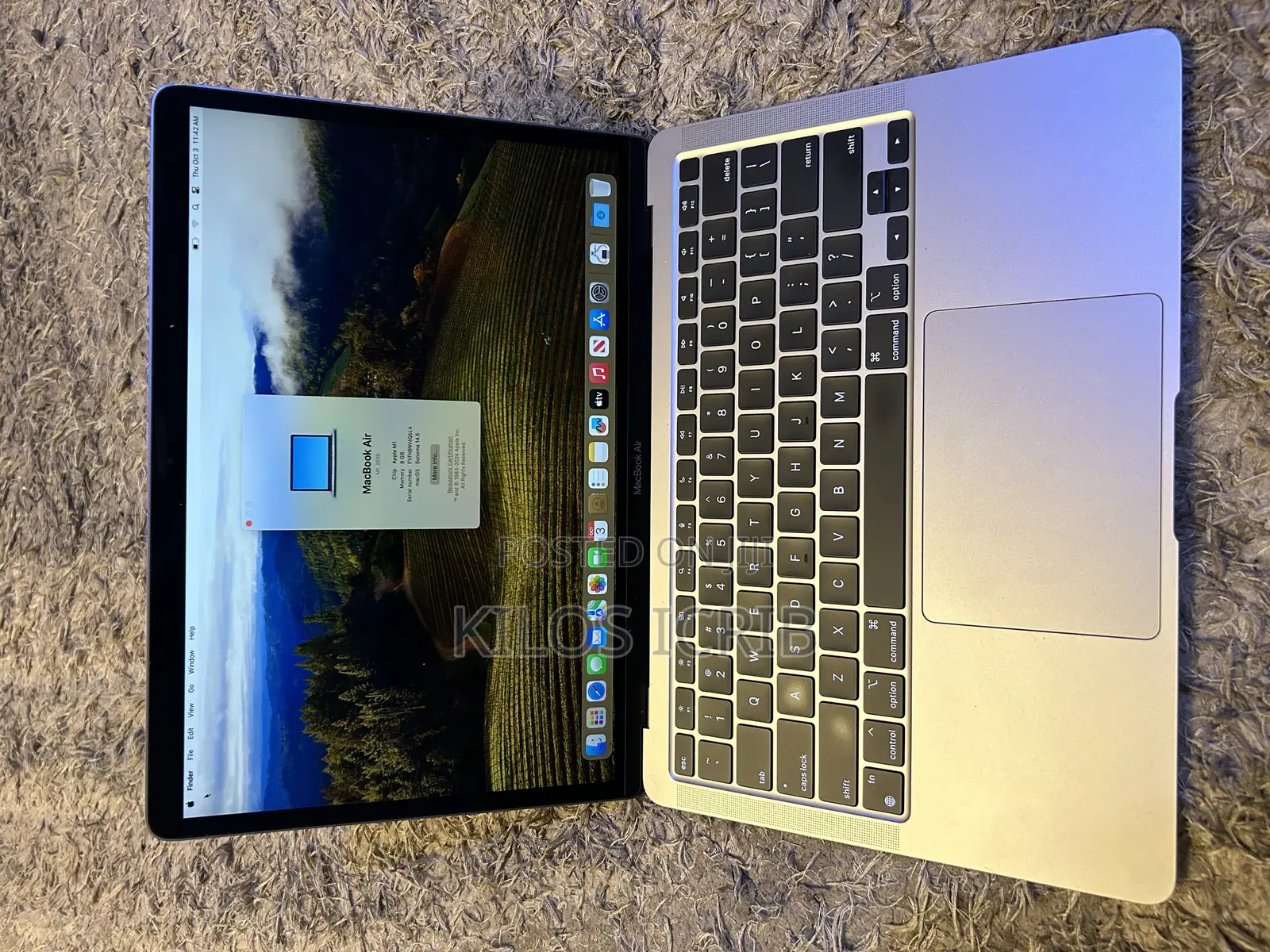 Laptop Apple MacBook Air 2020 M1 8GB Intel Core i5 SSD 256GB