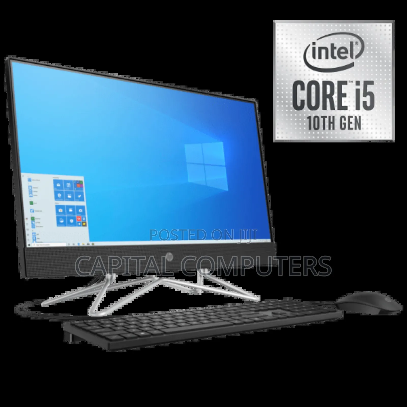 New Desktop Computer HP 200 G4 All-in-One 4GB Intel Core I5 HDD 1T