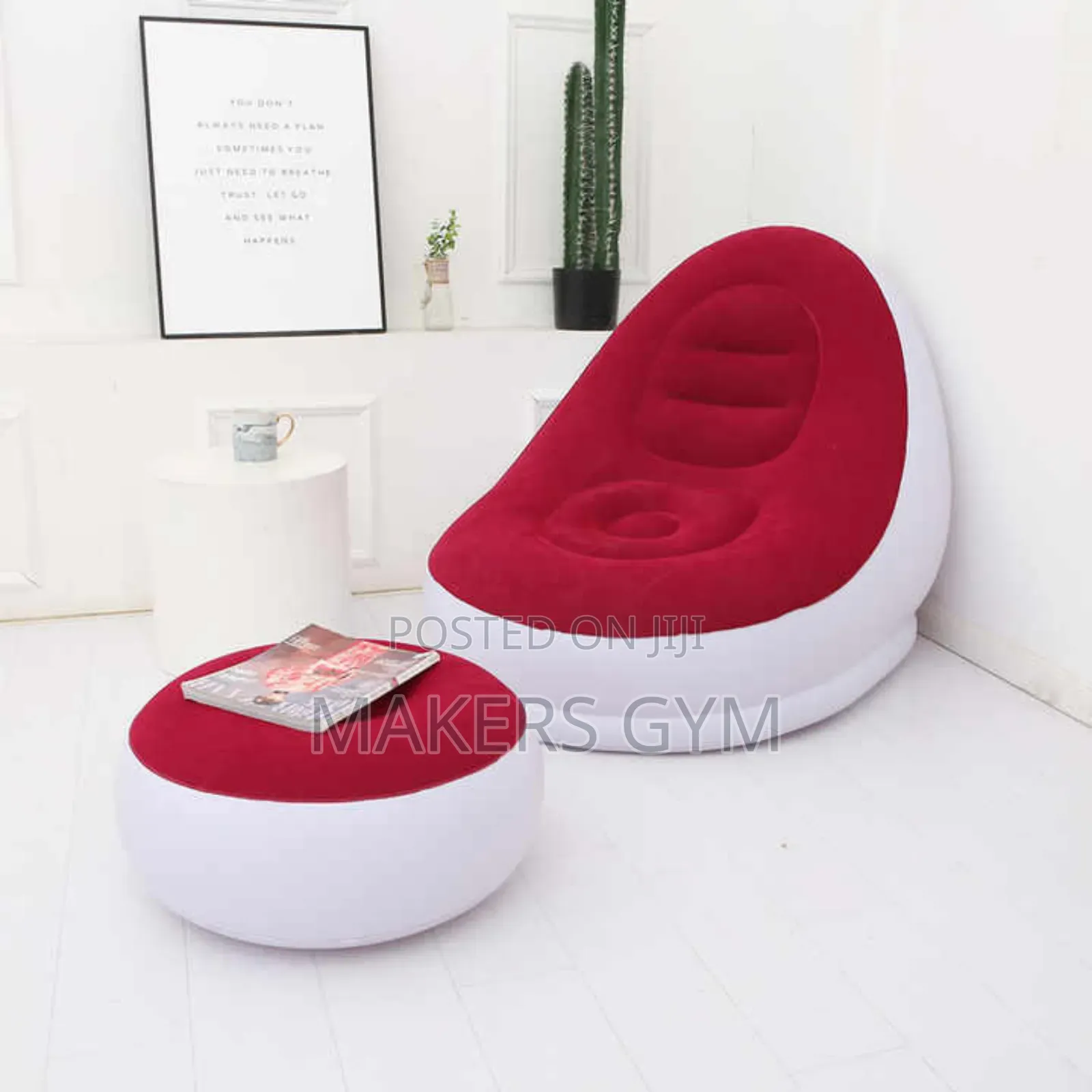 Chair With Stool (Inflatable)