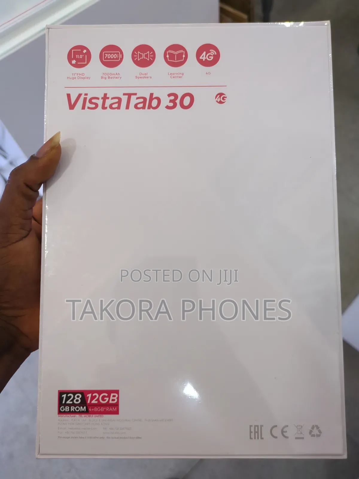 New Itel PRIME TAB 1 128 GB Black