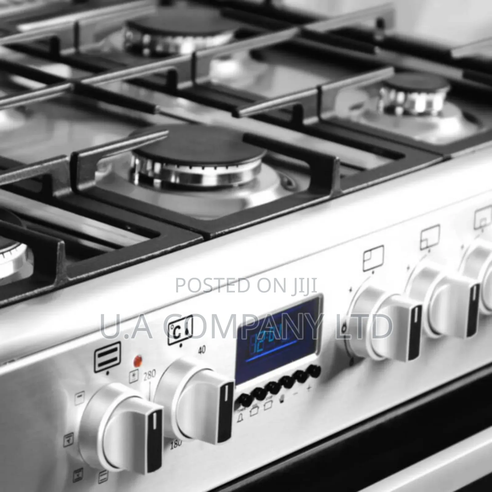 Wiggo Stainless Steel 90cm 6 Burner Stove