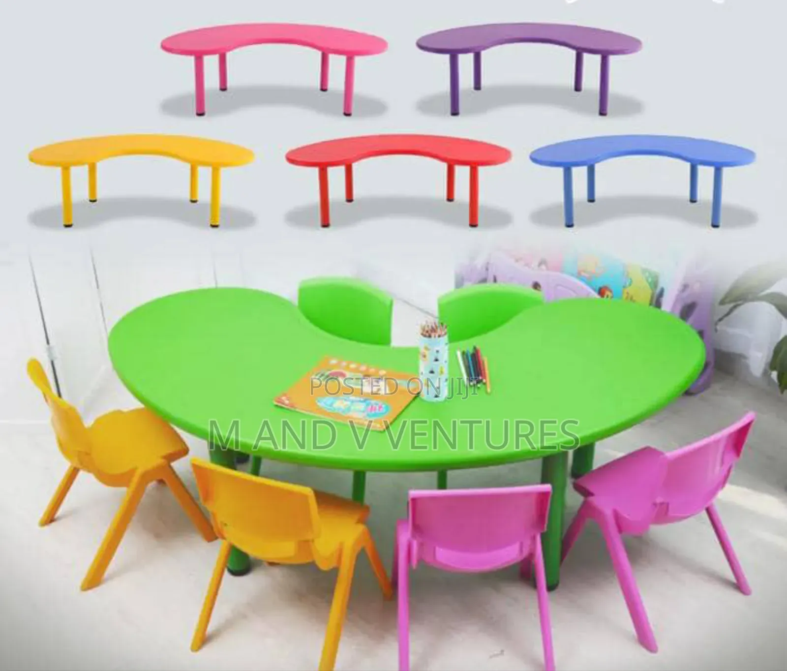 Kg Kids Study Table Moon