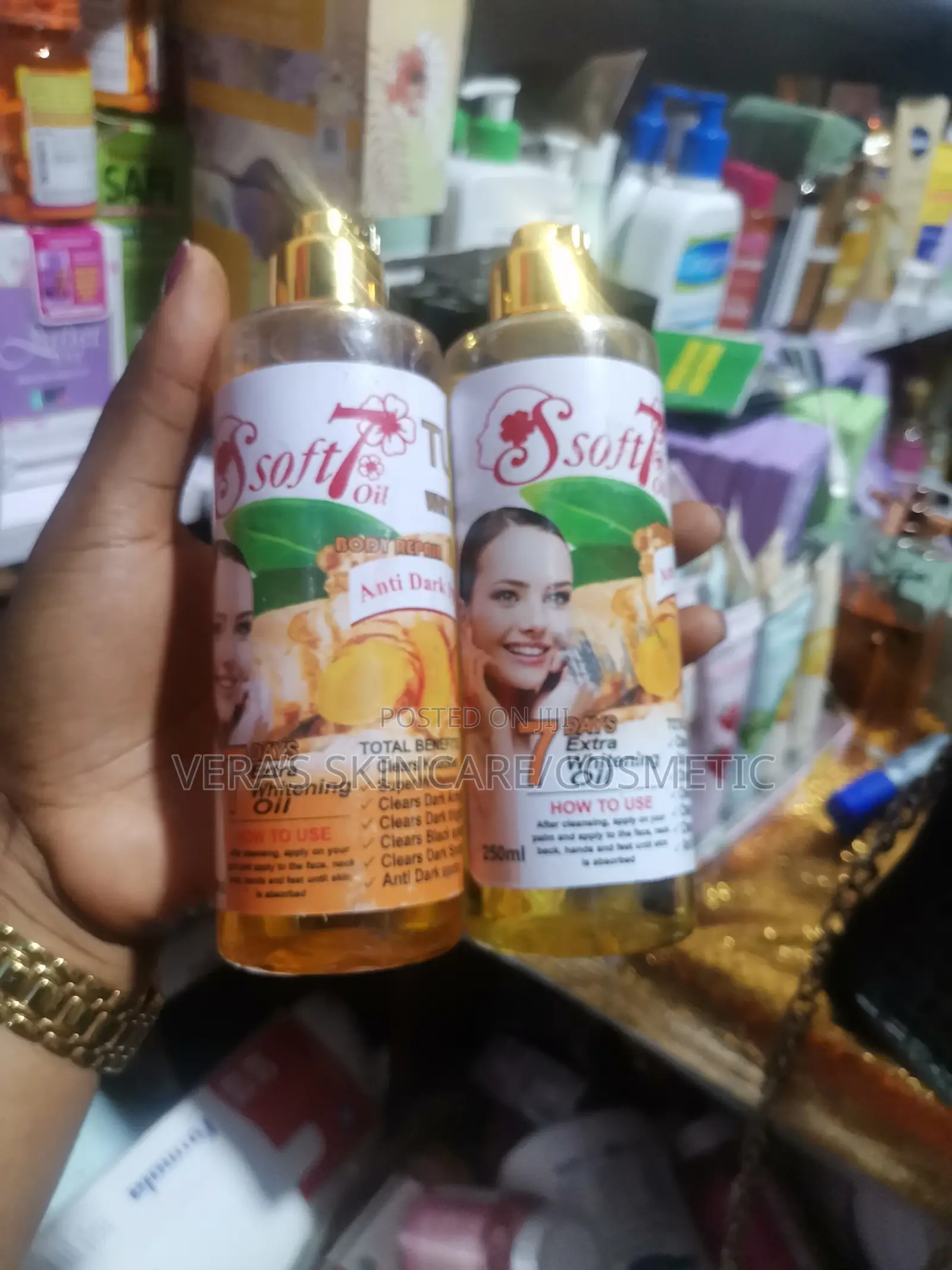 Soft 7 Tumeric Body Whitening Oil